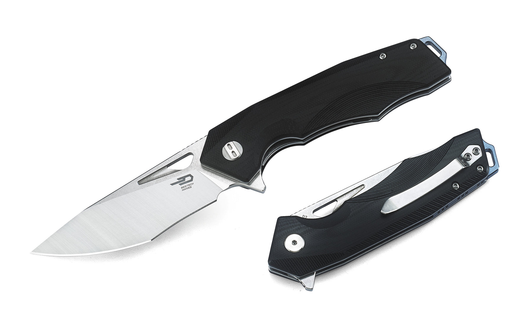 Bestech Toucan BG14A-1 D2 Blade G10 Handle Liner Lock Folding Knife