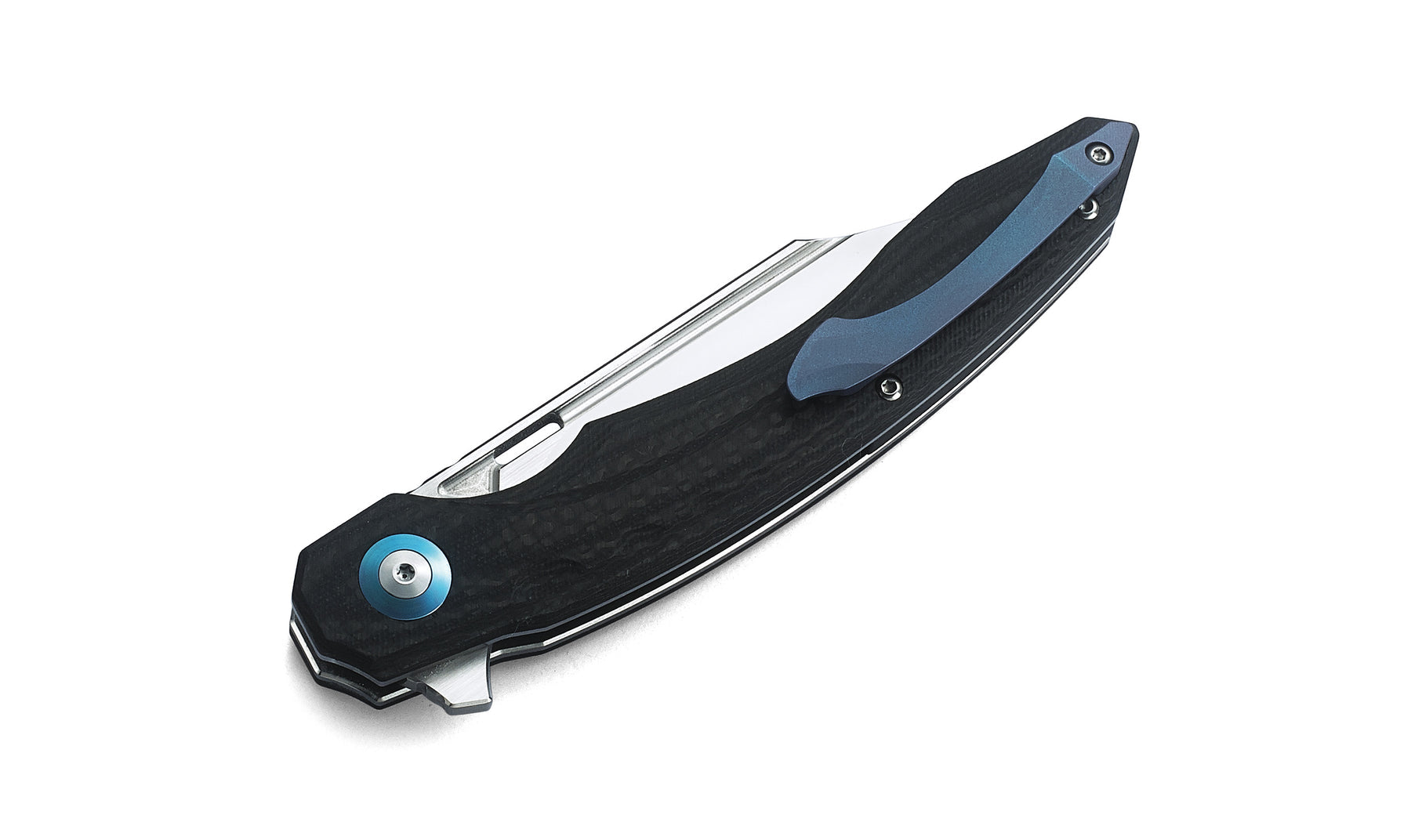 Bestech Fanga BG18C D2 Blade Carbon Fiber+G10 Handle Liner Lock Floding Knife