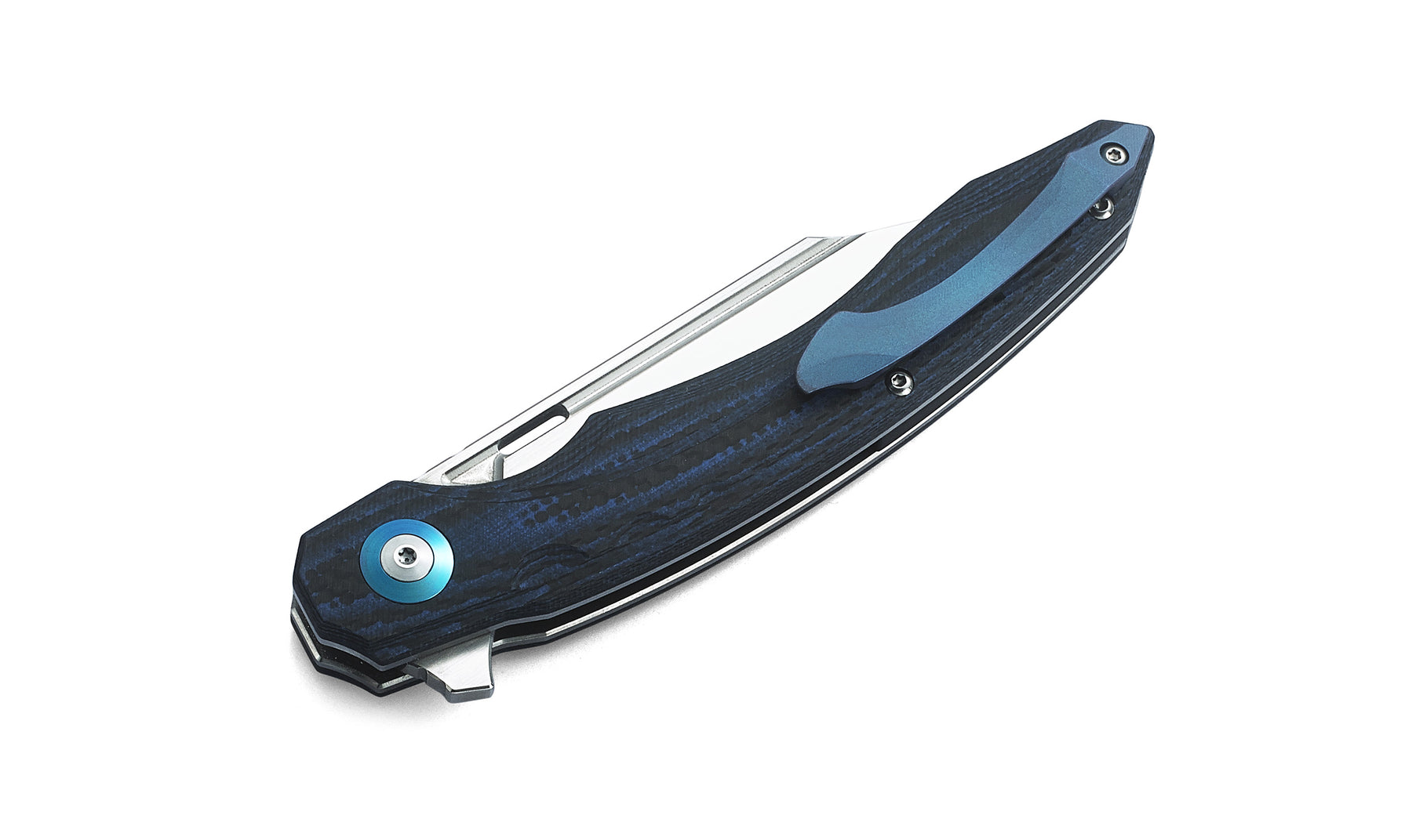 Bestech Fanga BG18E D2 Blade Carbon Fiber+G10 Handle Liner Lock Floding Knife