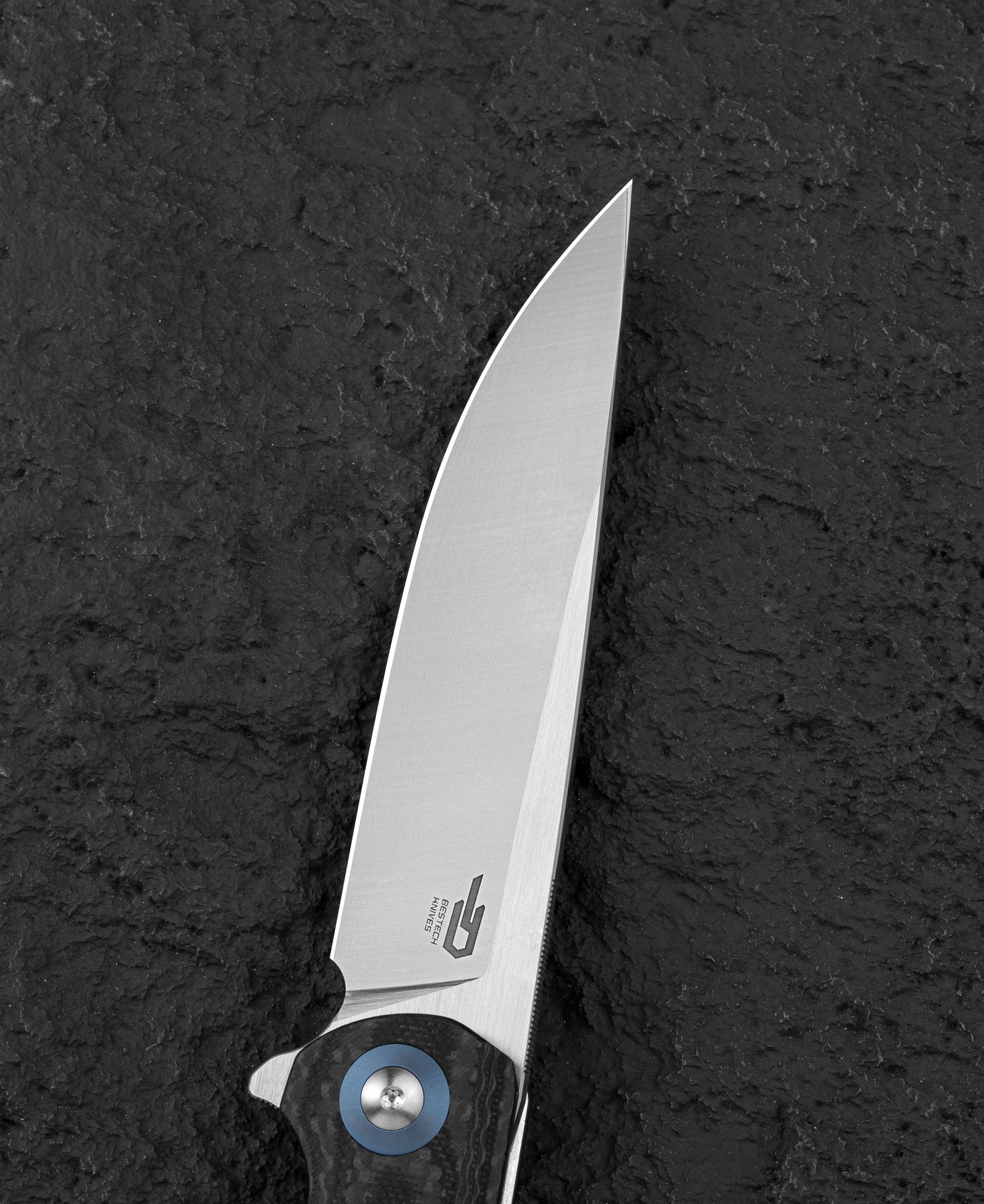 Bestech Ascot BG19A D2 Blade Carbon Fiber+G10 Handle Liner Lock Folding Knife