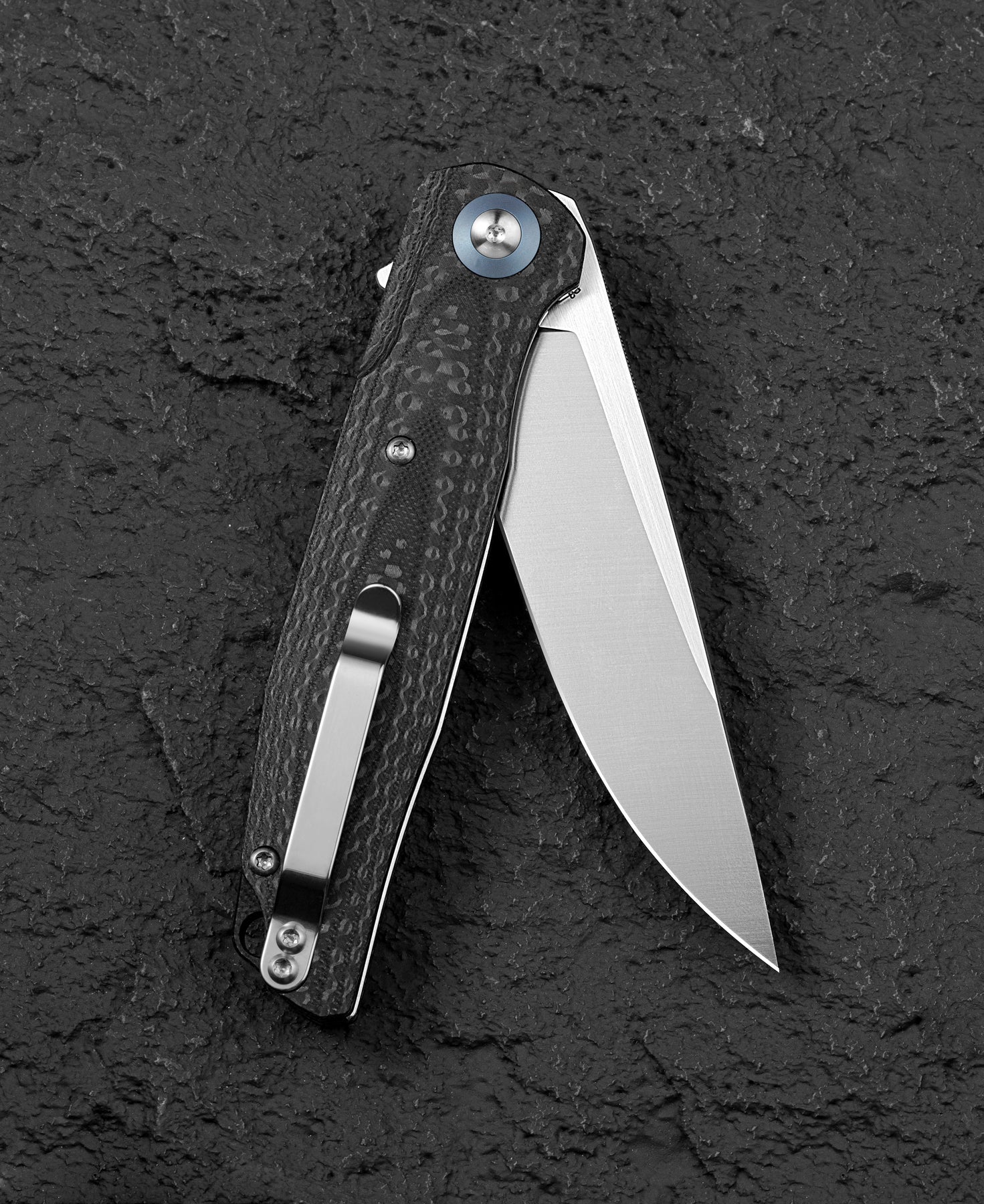 Bestech Ascot BG19A D2 Blade Carbon Fiber+G10 Handle Liner Lock Folding Knife