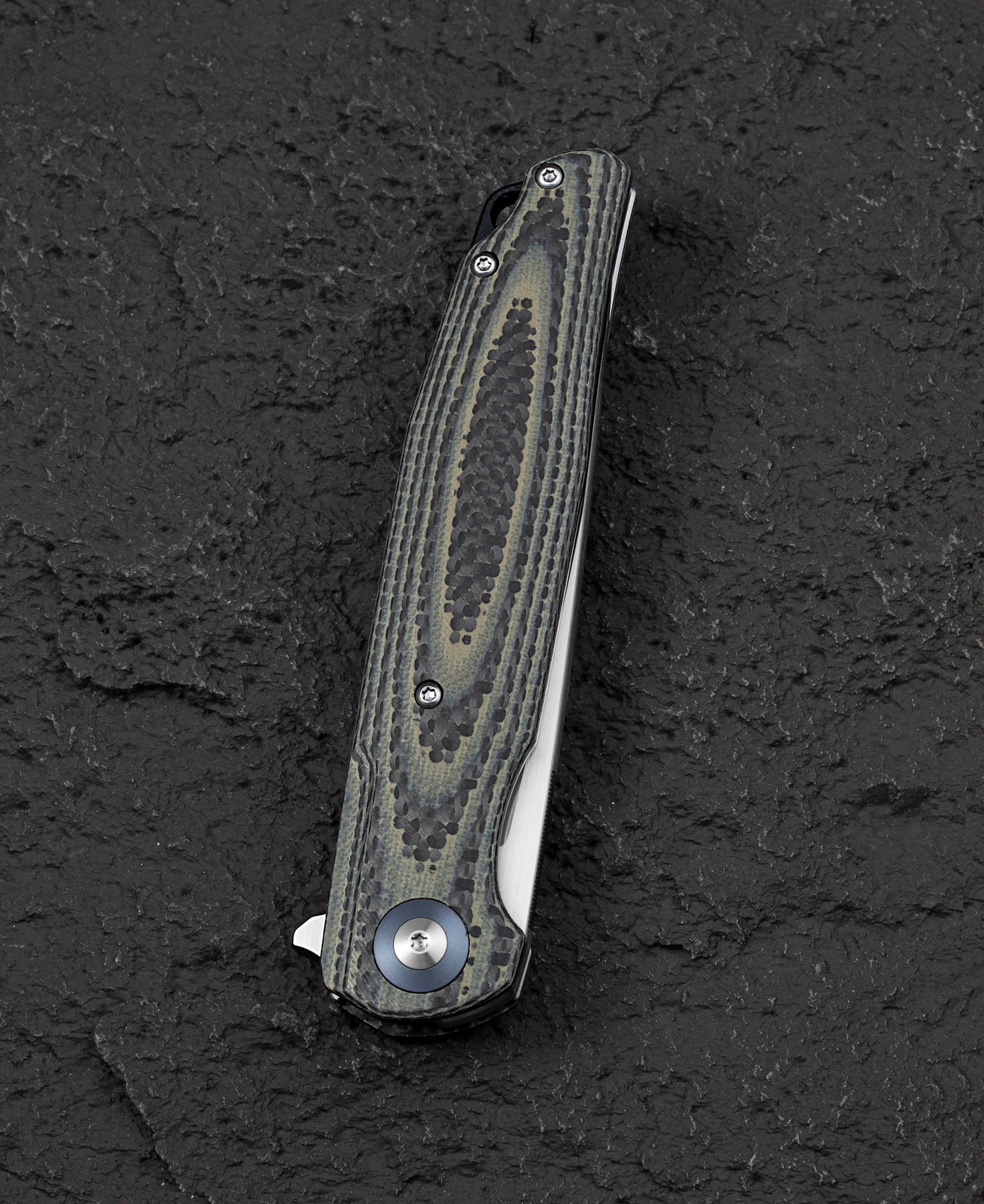 Bestech Ascot BG19B D2 Blade Carbon Fiber+G10 Handle Liner Lock Folding Knife