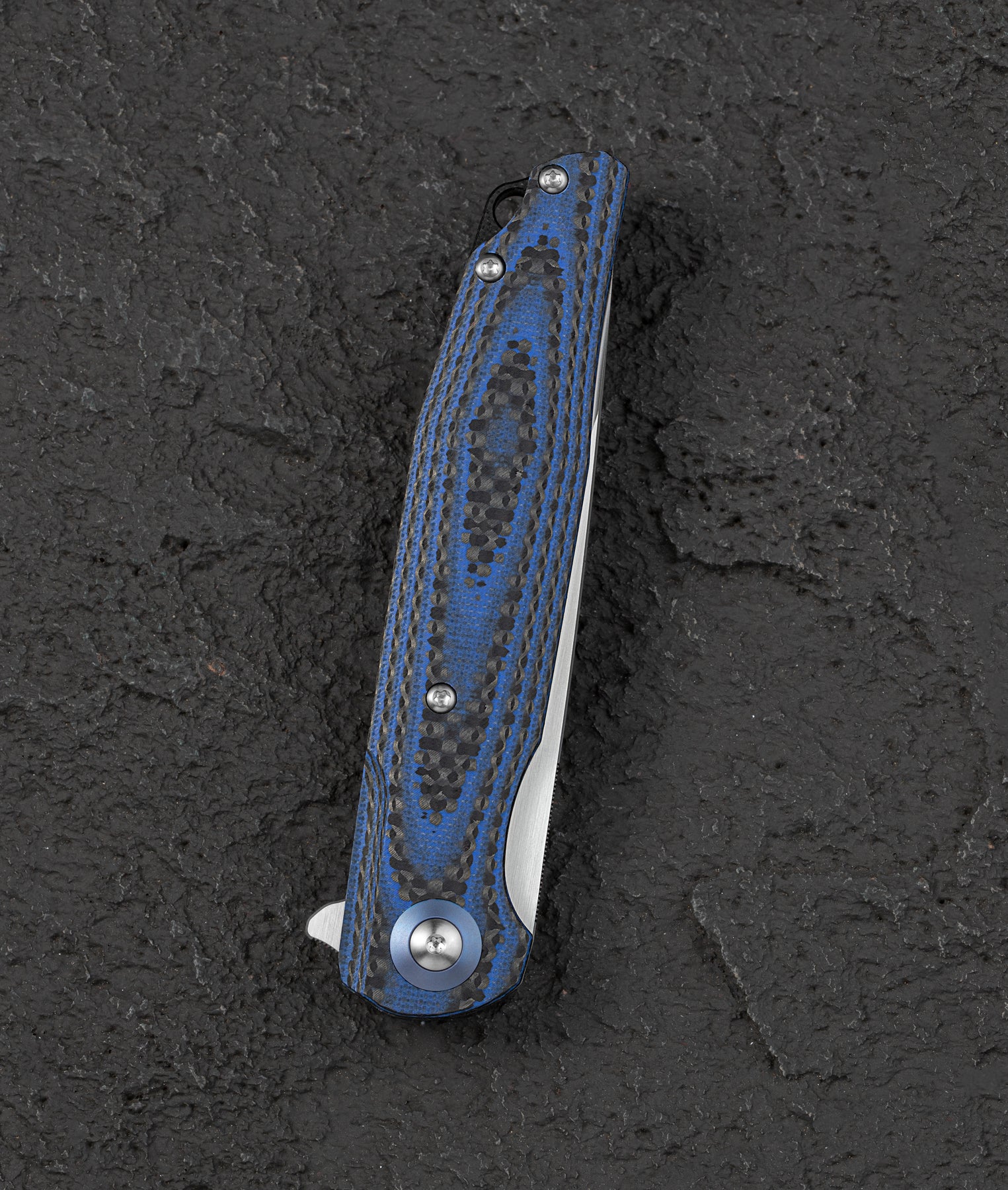 Bestech Ascot BG19C D2 Blade Carbon Fiber+G10 Handle Liner Lock Folding Knife