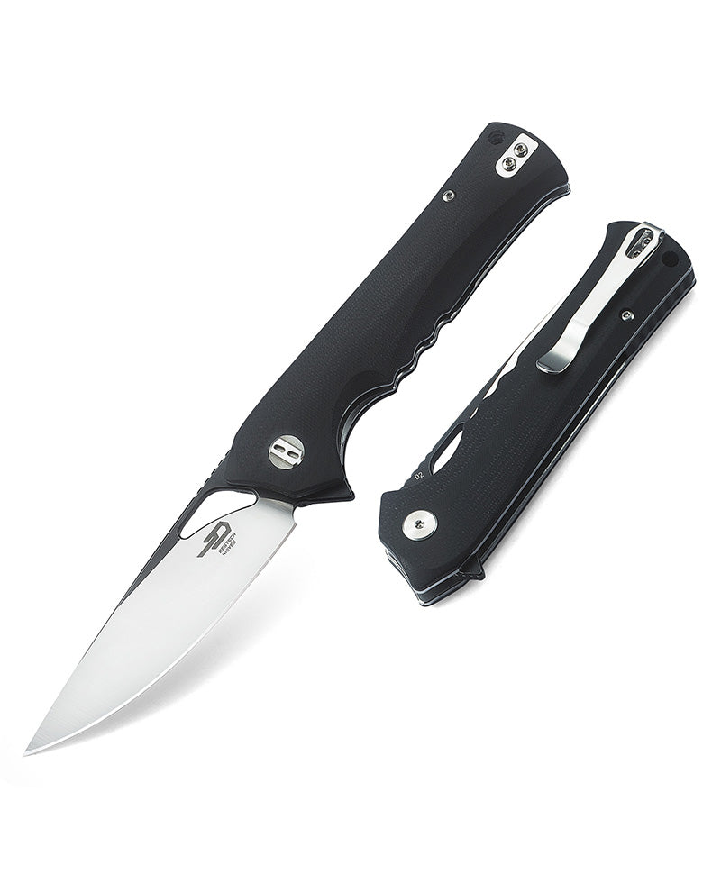 Bestech Muskie BG20A-2 D2 Blade G10 Handle Liner Lock Folding Knife