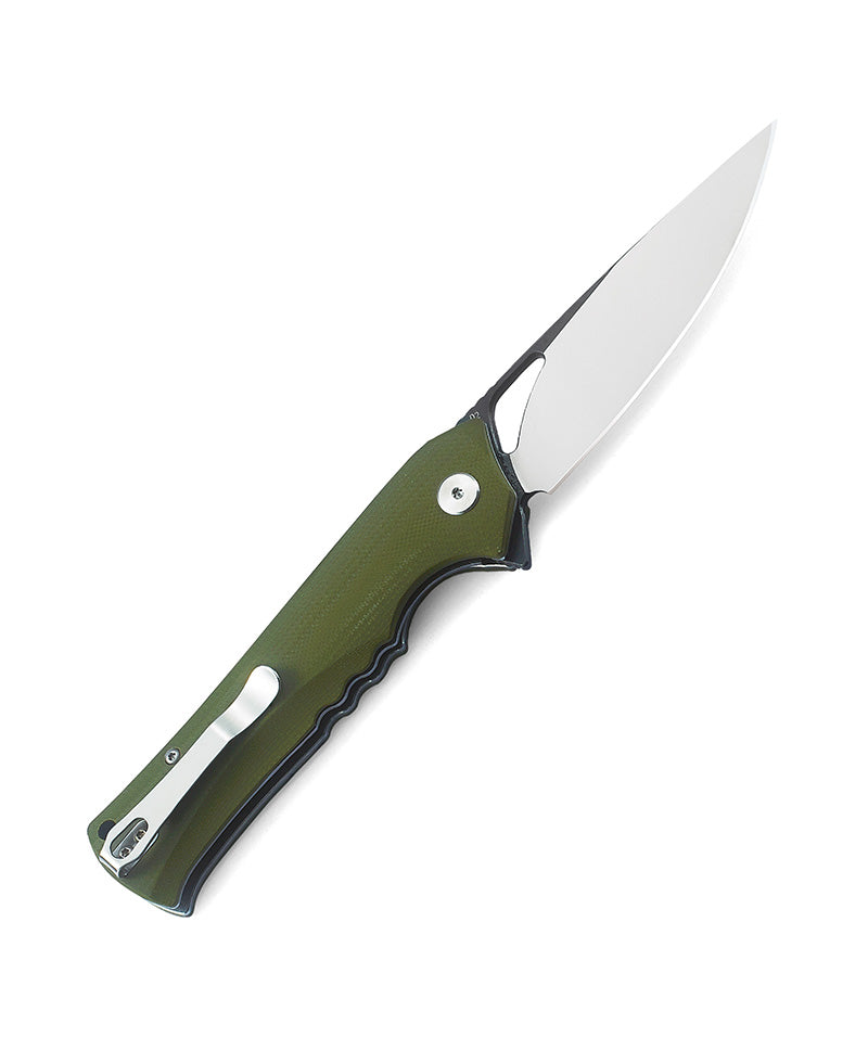 Bestech Muskie BG20B-2 D2 Blade G10 Handle Liner Lock Folding Knife