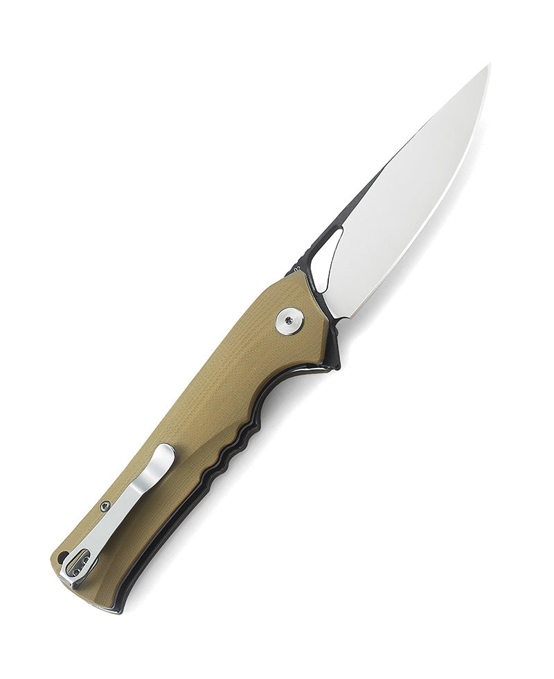 Bestech Muskie BG20C-2 D2 Blade G10 Handle Liner Lock Folding Knife