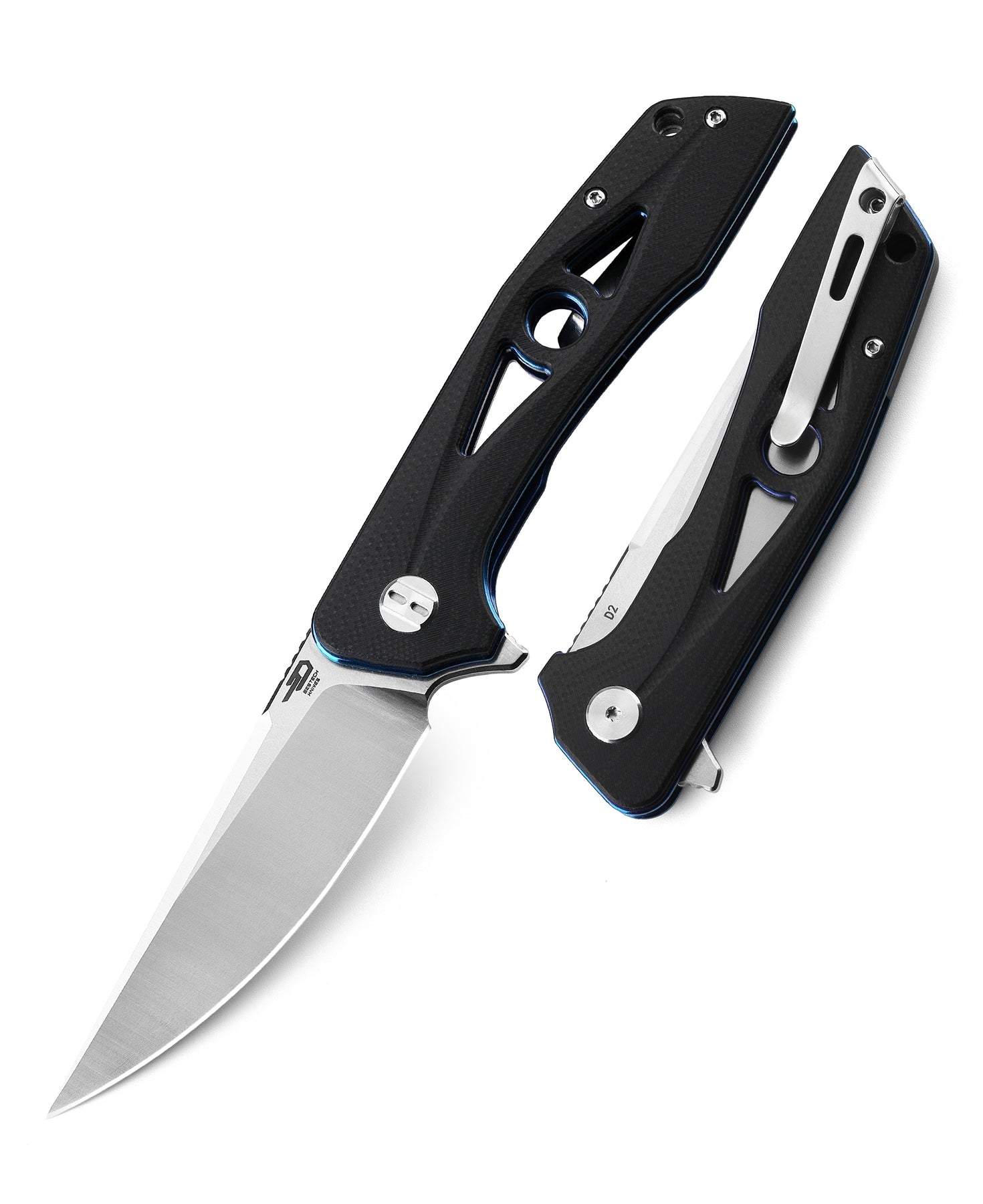 Bestech EYE OF RA BG23A D2 Blade G10 Handle Liner Lock Folding Knife