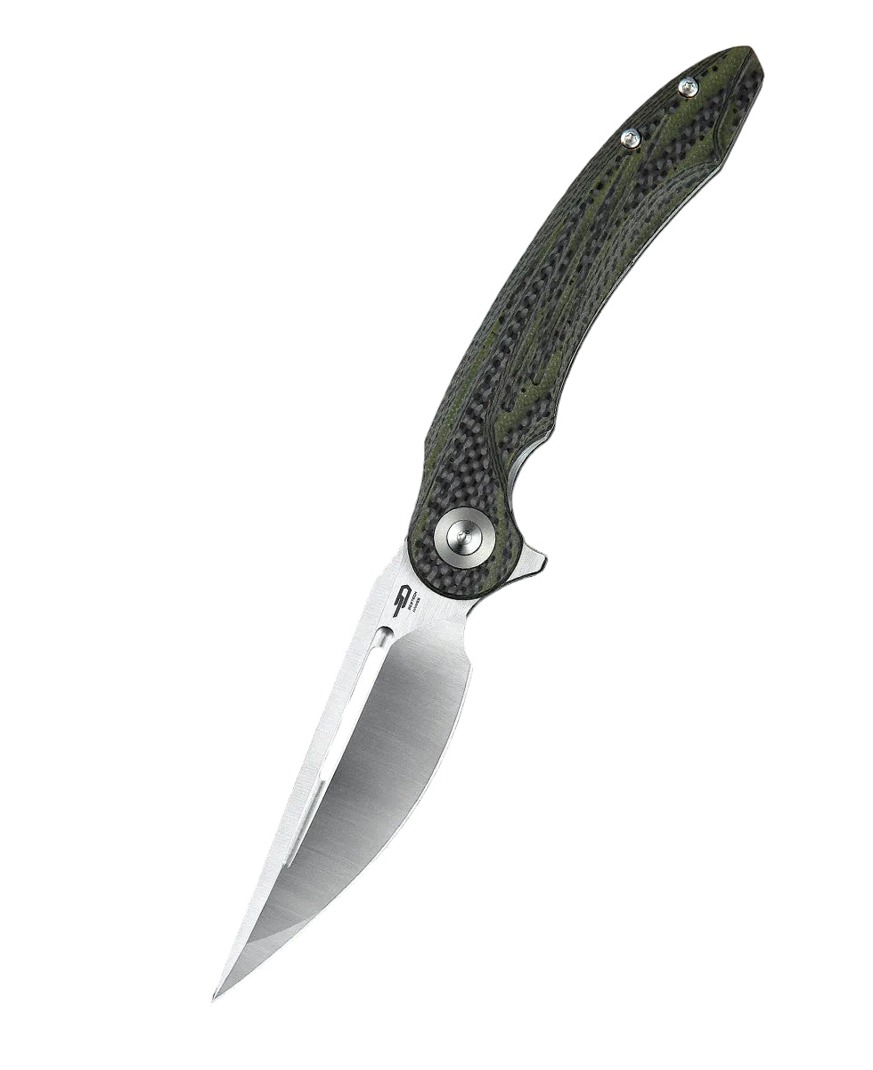 Bestech Irida BG25F 14C28N Blade Carbon Fiber+G10 Handle Liner Lock Folding Knife