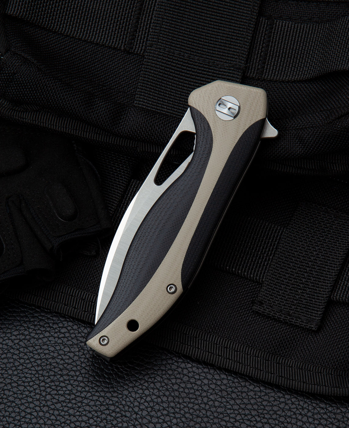 Bestech Komodo BG26B D2 Blade G10 Handle Liner Lock Folding Knife