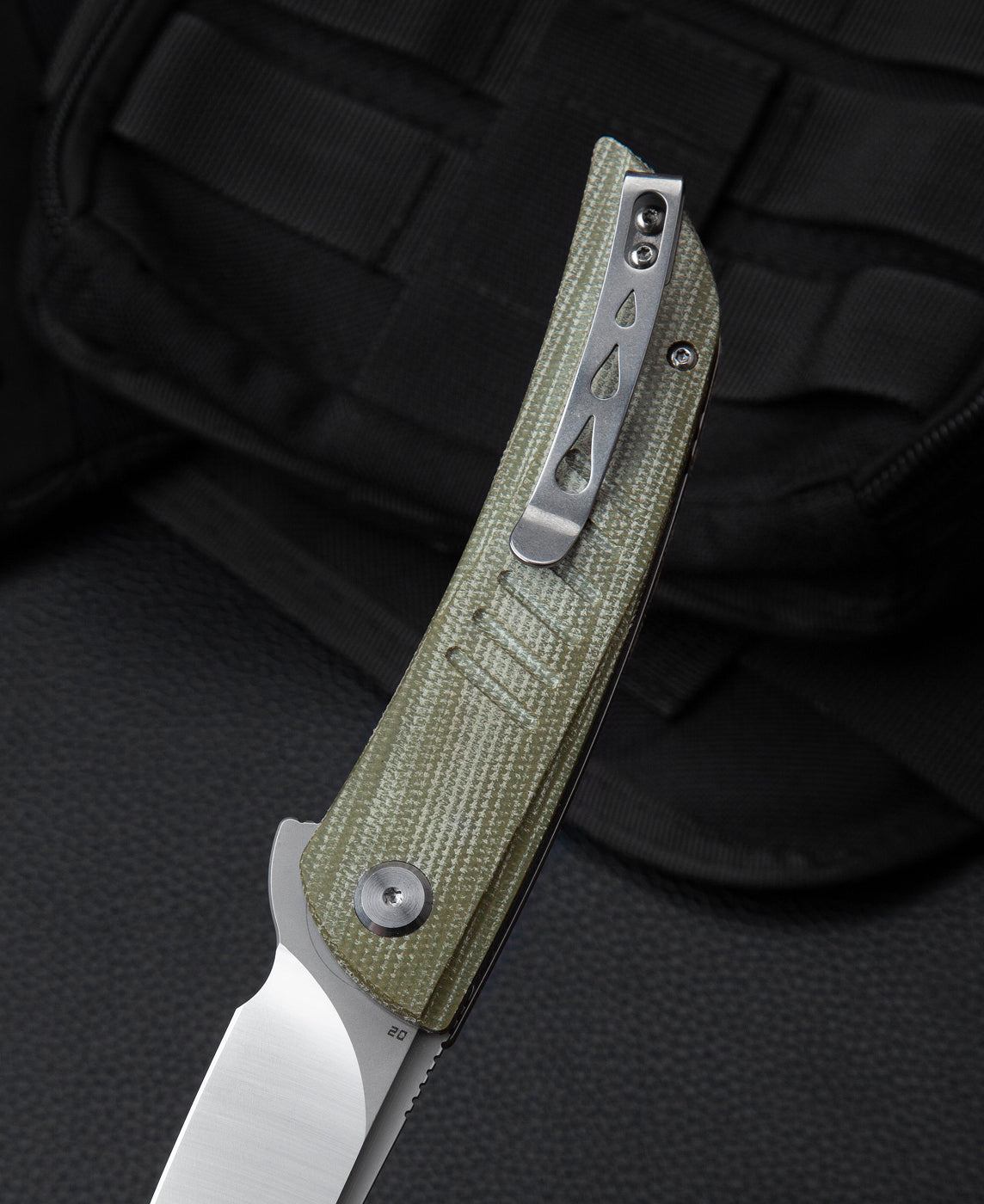 Bestech Swift BG30A-1 D2 Blade Green Micarta Handle Liner Lock Folding Knife