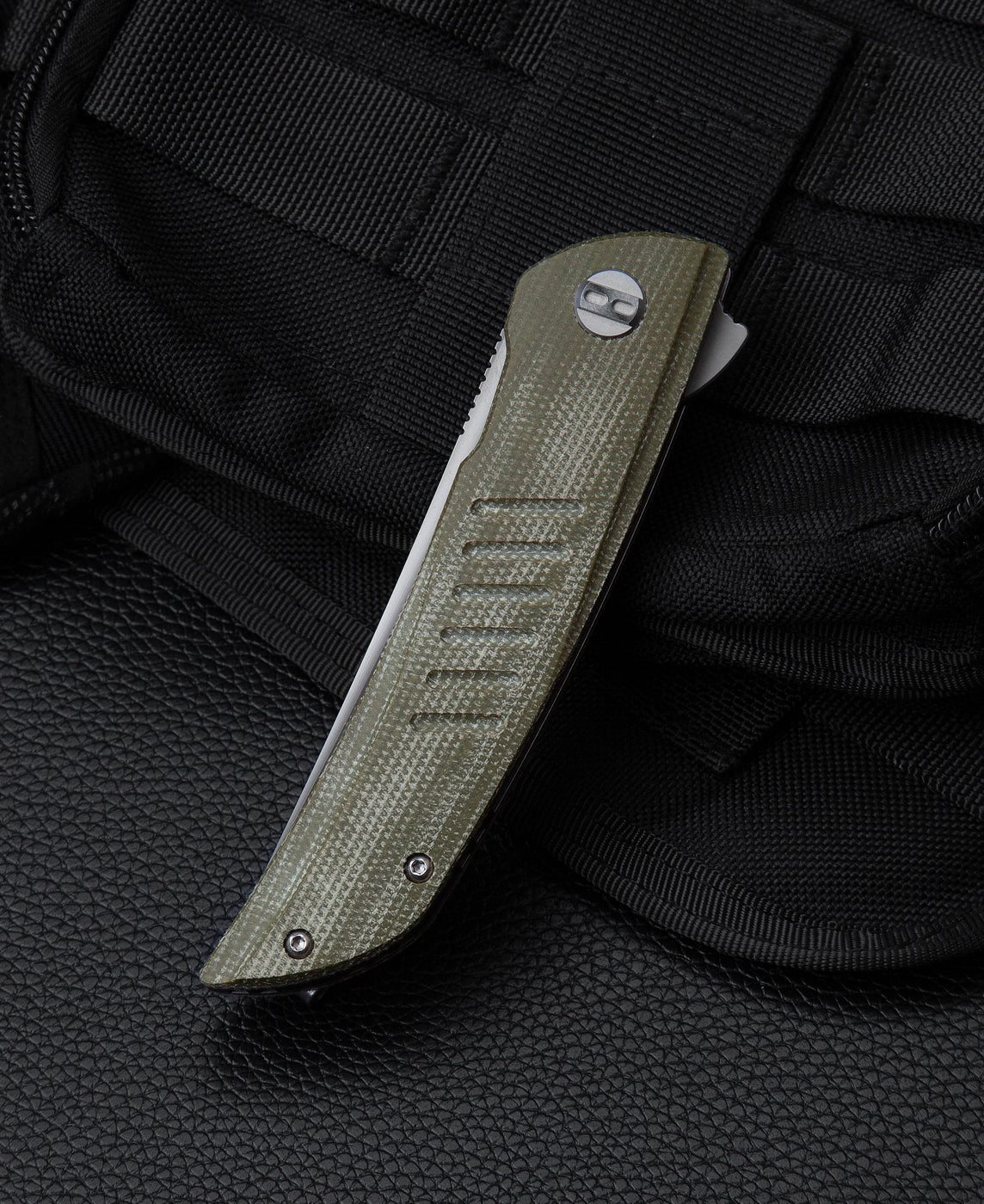 Bestech Swift BG30A-1 D2 Blade Green Micarta Handle Liner Lock Folding Knife