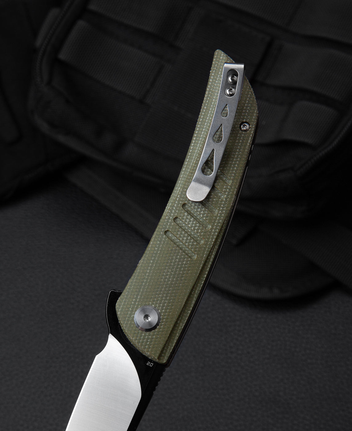 Bestech Swift BG30A-2 D2 Blade Green Micarta Handle Liner Lock Folding Knife