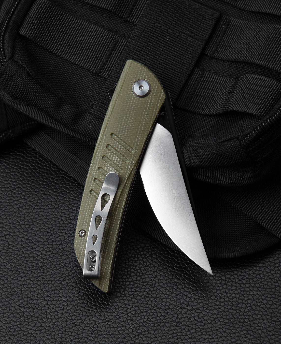 Bestech Swift BG30A-2 D2 Blade Green Micarta Handle Liner Lock Folding Knife