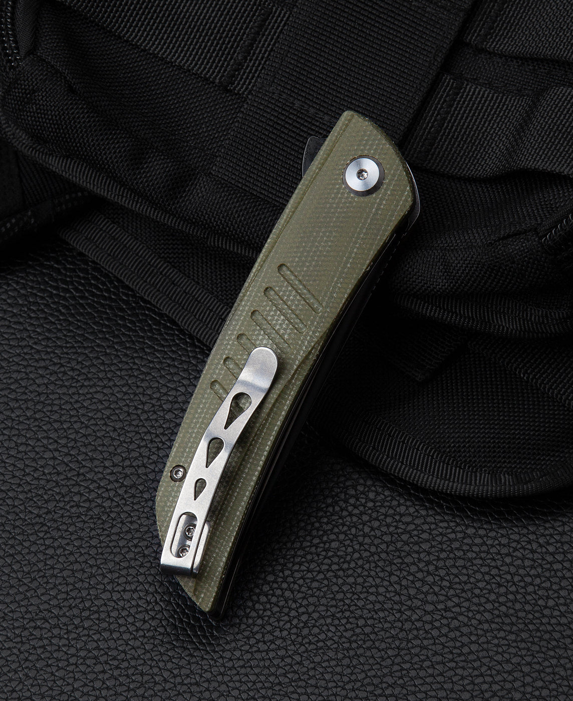 Bestech Swift BG30A-2 D2 Blade Green Micarta Handle Liner Lock Folding Knife