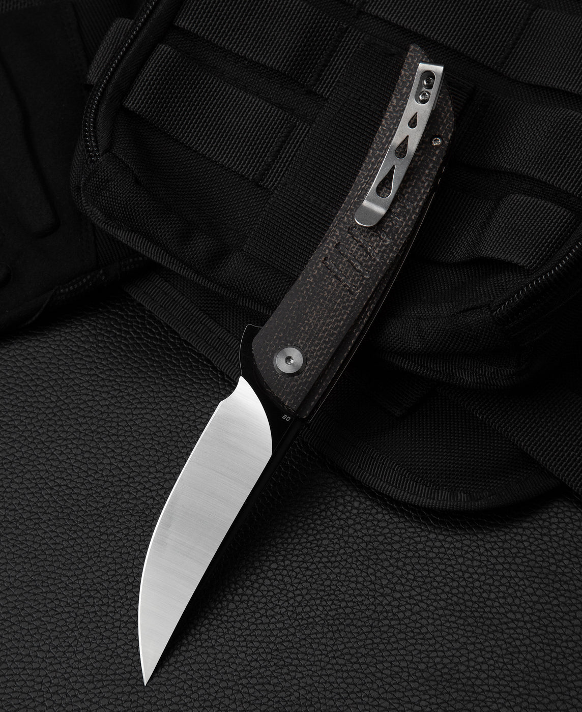 Bestech Swift BG30B-2 D2 Blade Black Micarta Handle Liner Lock Folding Knife