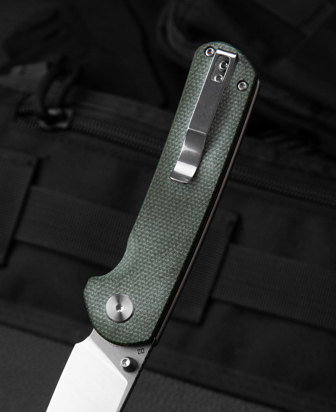 Navaja plegable Bestech Sledgehammer BG31B-1 con hoja D2 y mango de Micarta con bloqueo de liner