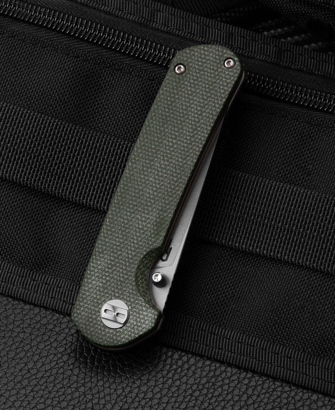 Navaja plegable Bestech Sledgehammer BG31B-1 con hoja D2 y mango de Micarta con bloqueo de liner
