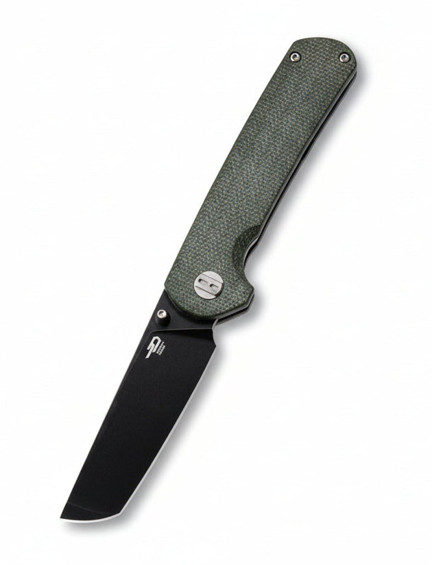 Bestech Sledgehammer BG31B-2 D2 Blade Micarta Handle Liner Lock Folding Knife