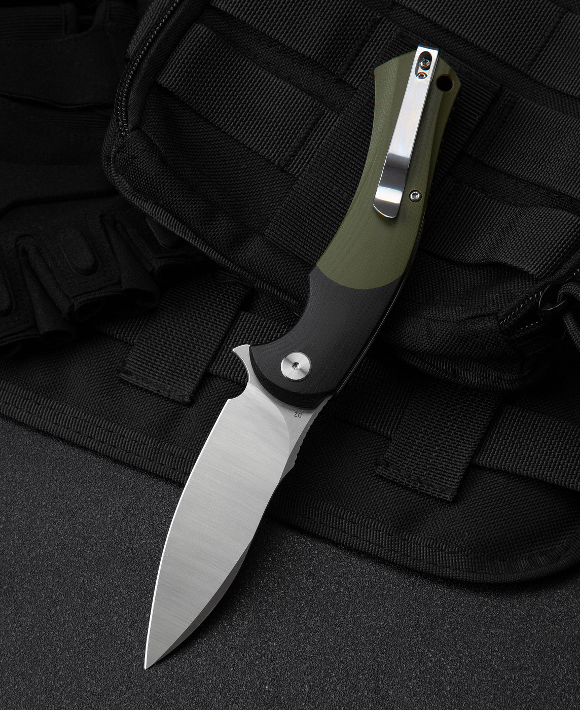 Bestech Penguin BG32A D2 Blade G10 Handle Liner Lock Folding Knife