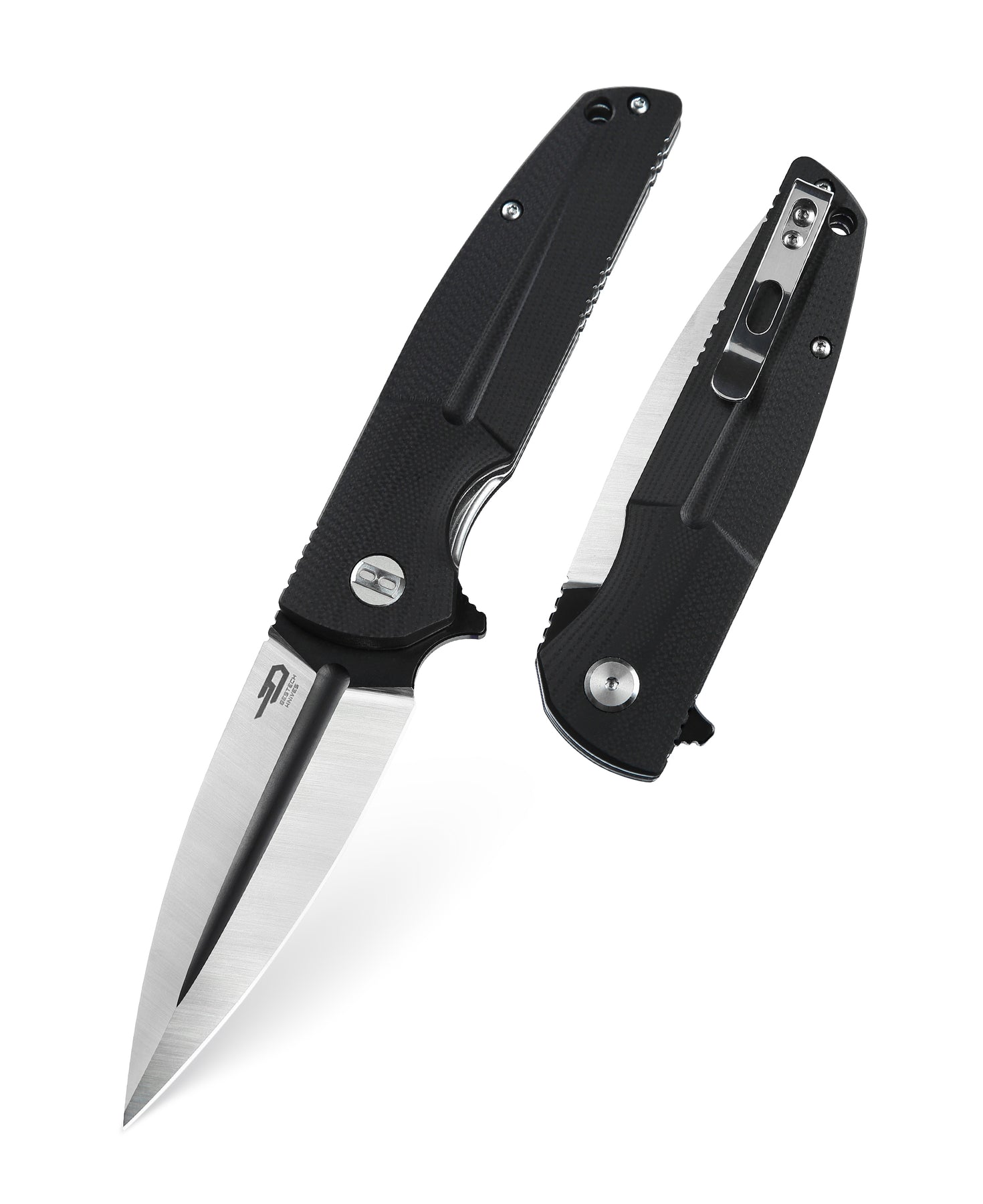 Bestech Fin BG34A-2 14C28N Blade G10 Handle Liner Lock Folding Knife