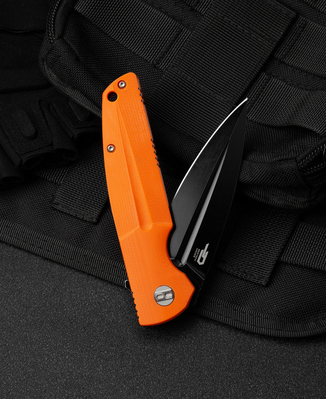 Bestech Fin BG34B-3 14C28N Blade G10 Handle Liner Lock Folding Knife