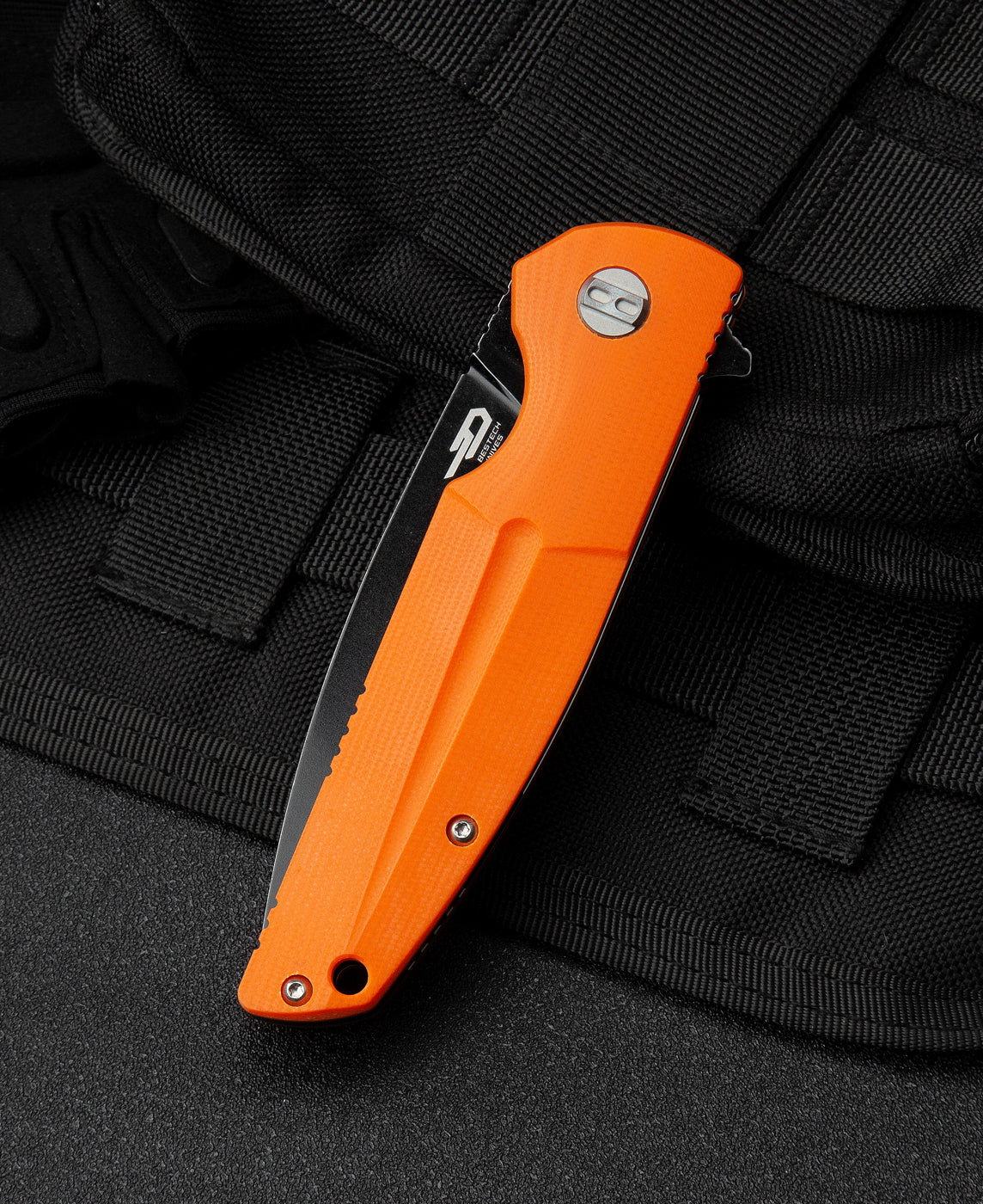 Bestech Fin BG34B-3 14C28N Blade G10 Handle Liner Lock Folding Knife