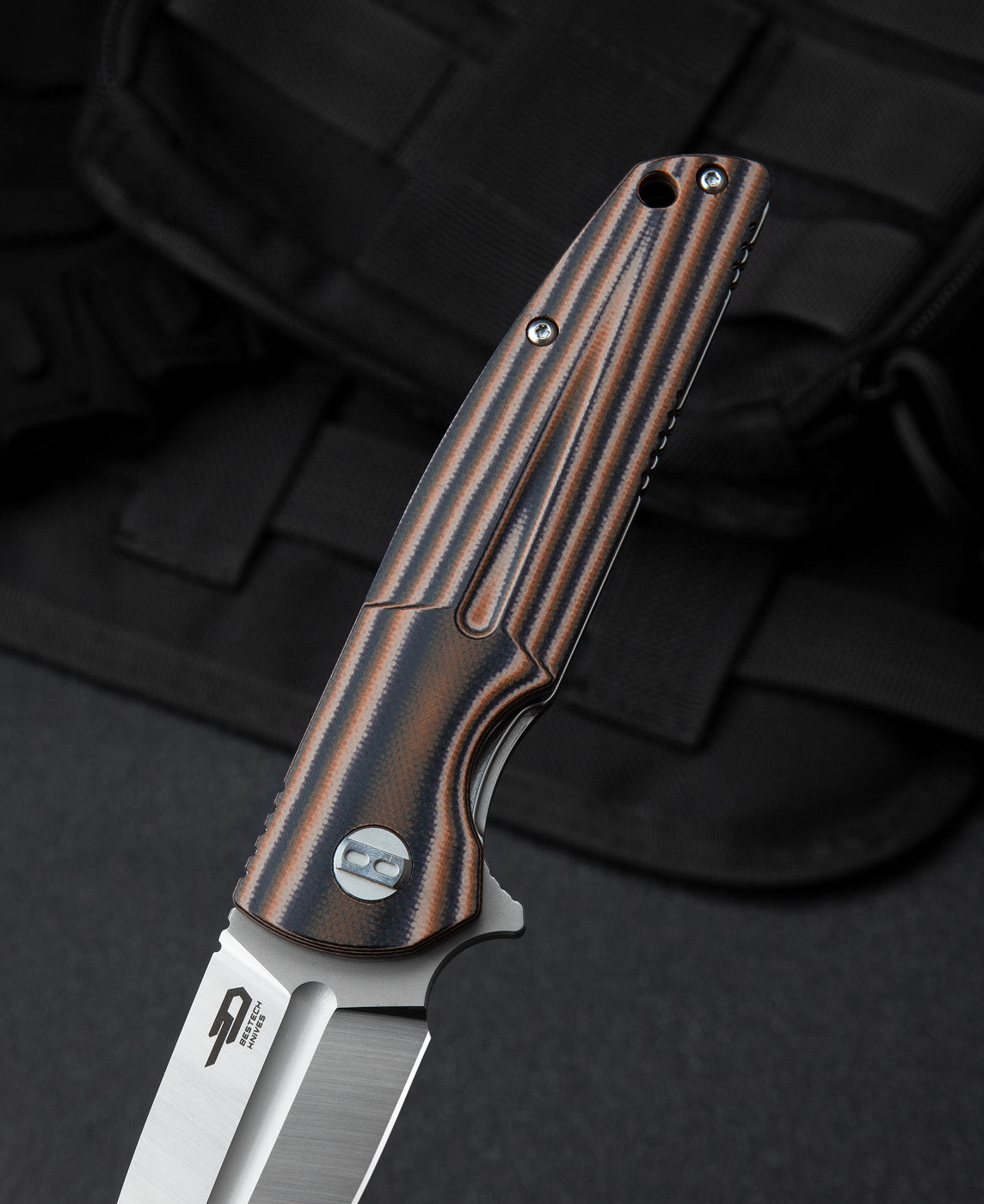 Bestech Fin BG34C-1 14C28N Blade G10 Handle Liner Lock Folding Knife