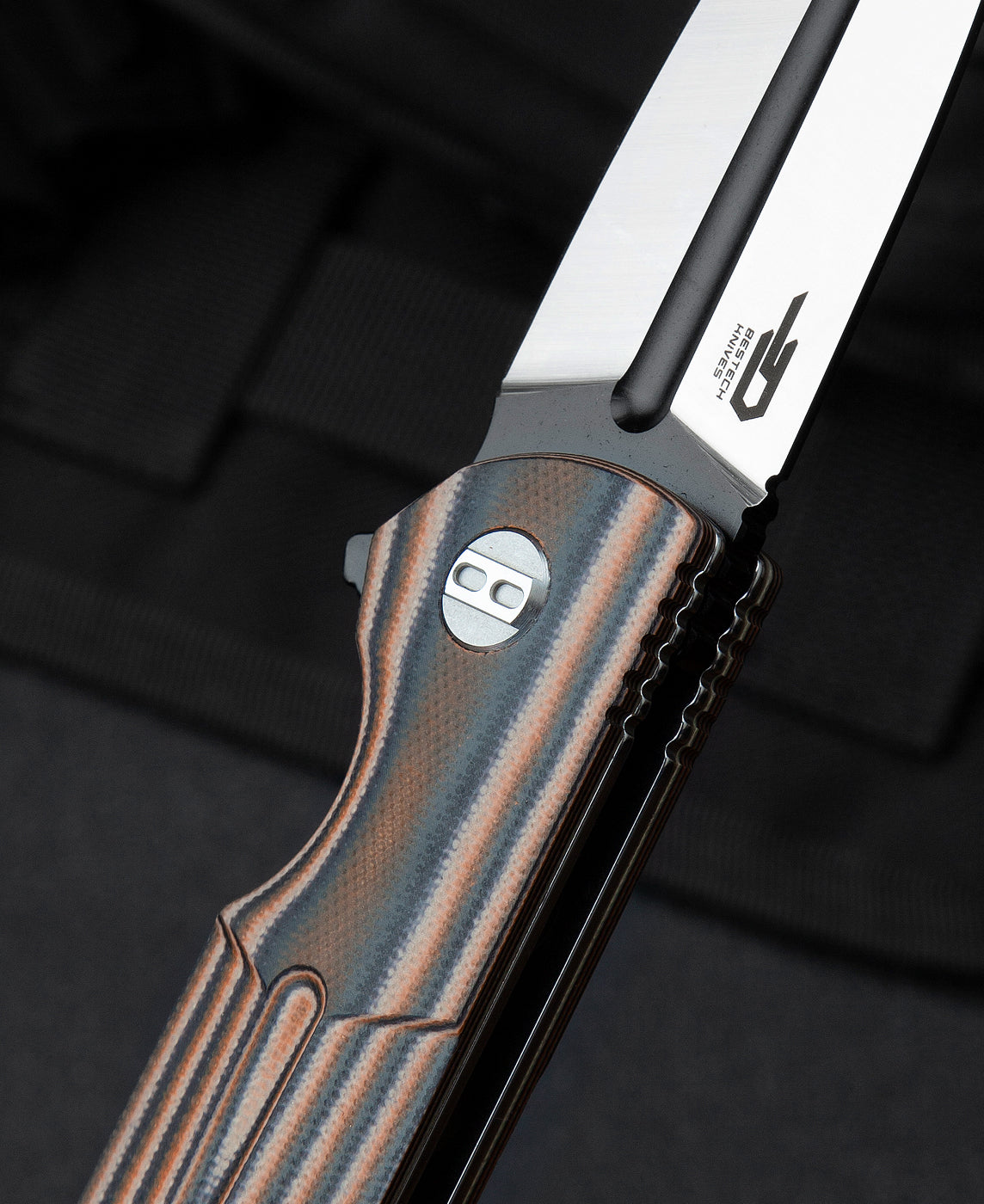 Bestech Fin BG34C-2 14C28N Blade G10 Handle Liner Lock Folding Knife