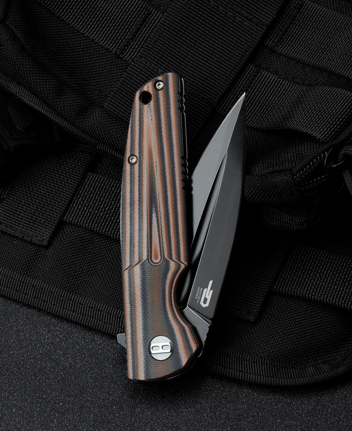 Bestech Fin BG34C-3 14C28N Blade G10 Handle Liner Lock Folding Knife