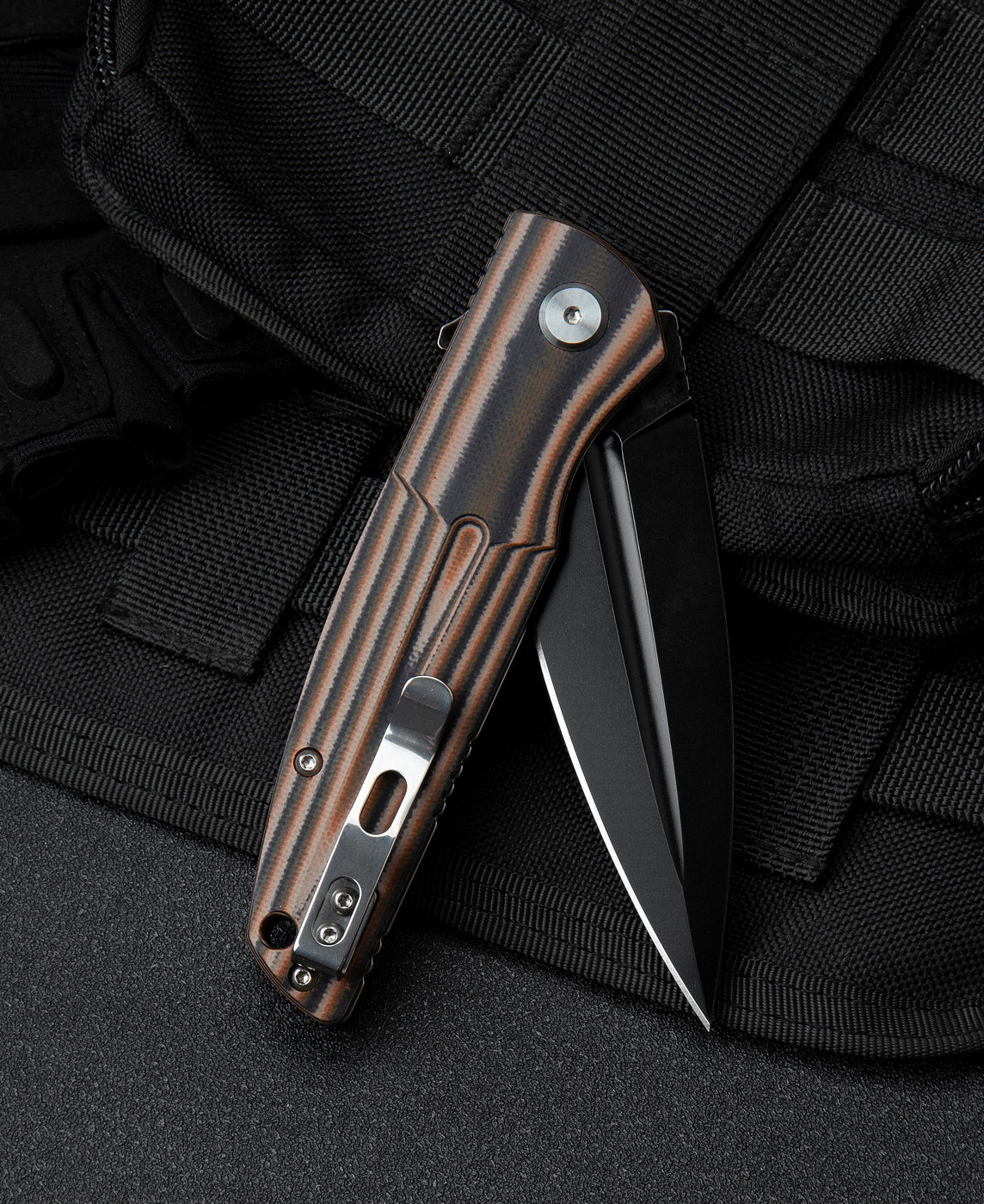 Bestech Fin BG34C-3 14C28N Blade G10 Handle Liner Lock Folding Knife