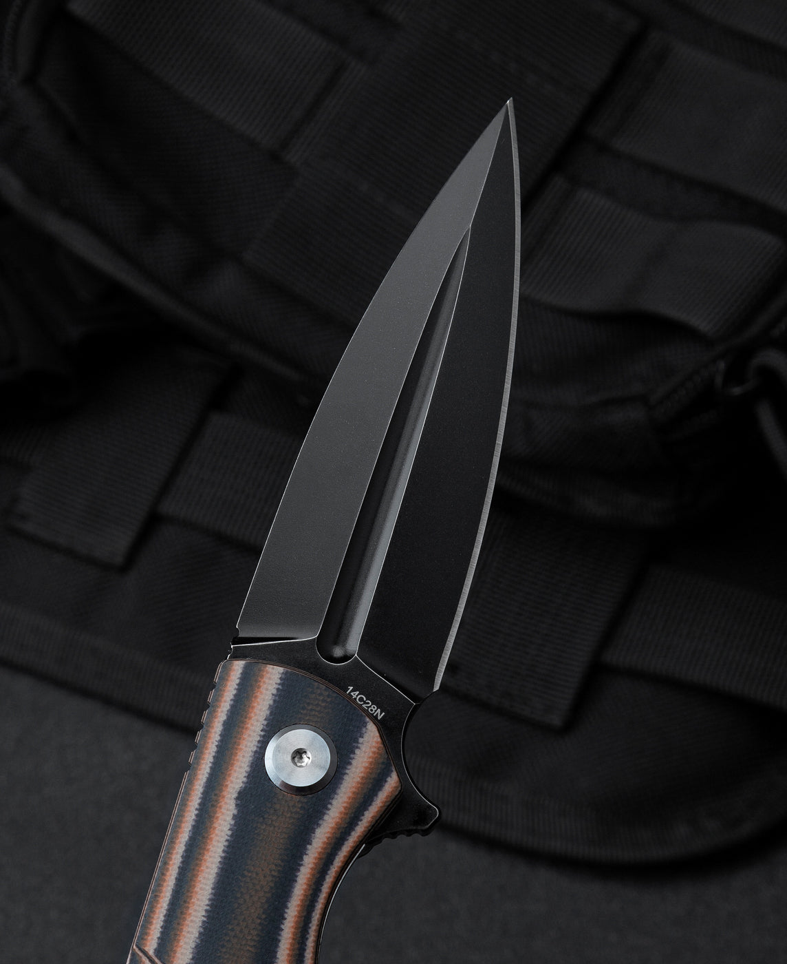 Bestech Fin BG34C-3 14C28N Blade G10 Handle Liner Lock Folding Knife