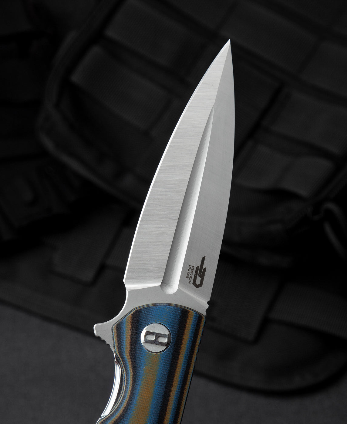 Bestech Fin BG34D-1 14C28N Blade G10 Handle Liner Lock Folding Knife