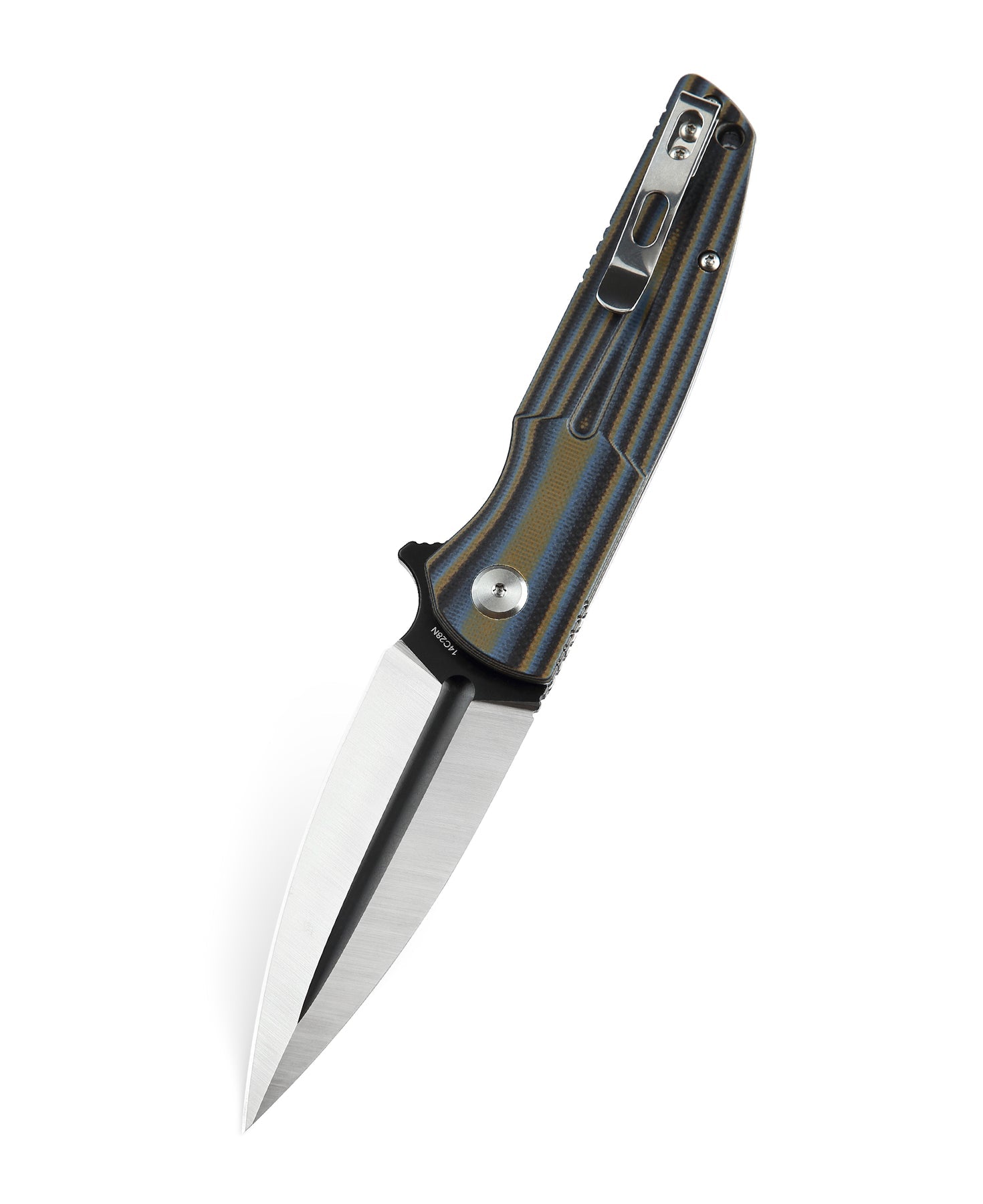 Bestech Fin BG34D-2 14C28N Blade G10 Handle Liner Lock Folding Knife