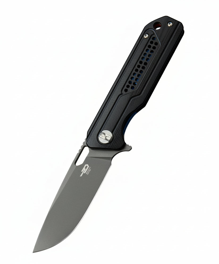 Bestech Circuit BG35A-2(Black Spacer) K110 Blade G10 Handle Liner Lock Folding Knife