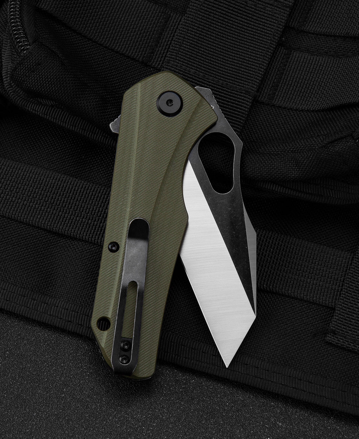Bestech Operator BG36C D2 Blade Black G10 Handle Liner Lock Folding Knife