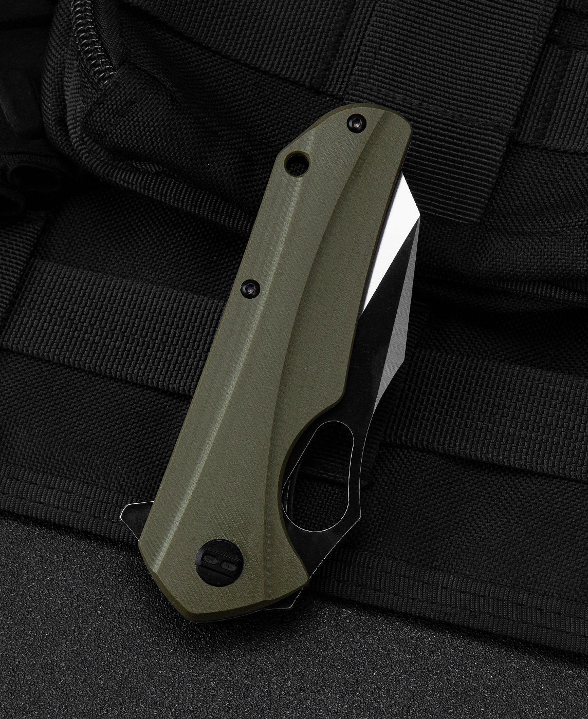 Bestech Operator BG36C D2 Blade Black G10 Handle Liner Lock Folding Knife