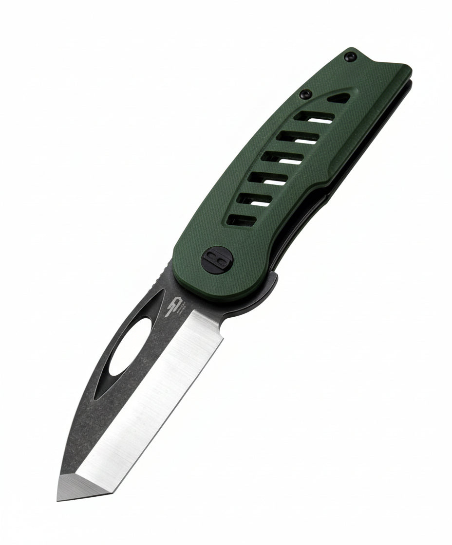 Bestech Explorer BG37B D2 Blade Black G10 Handle Liner Lock Folding Knife