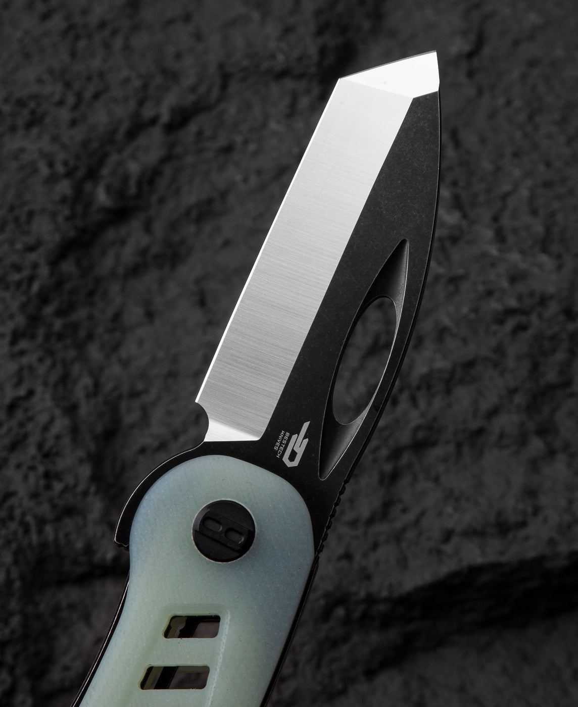 Bestech Explorer BG37C D2 Blade Black G10 Handle Liner Lock Folding Knife