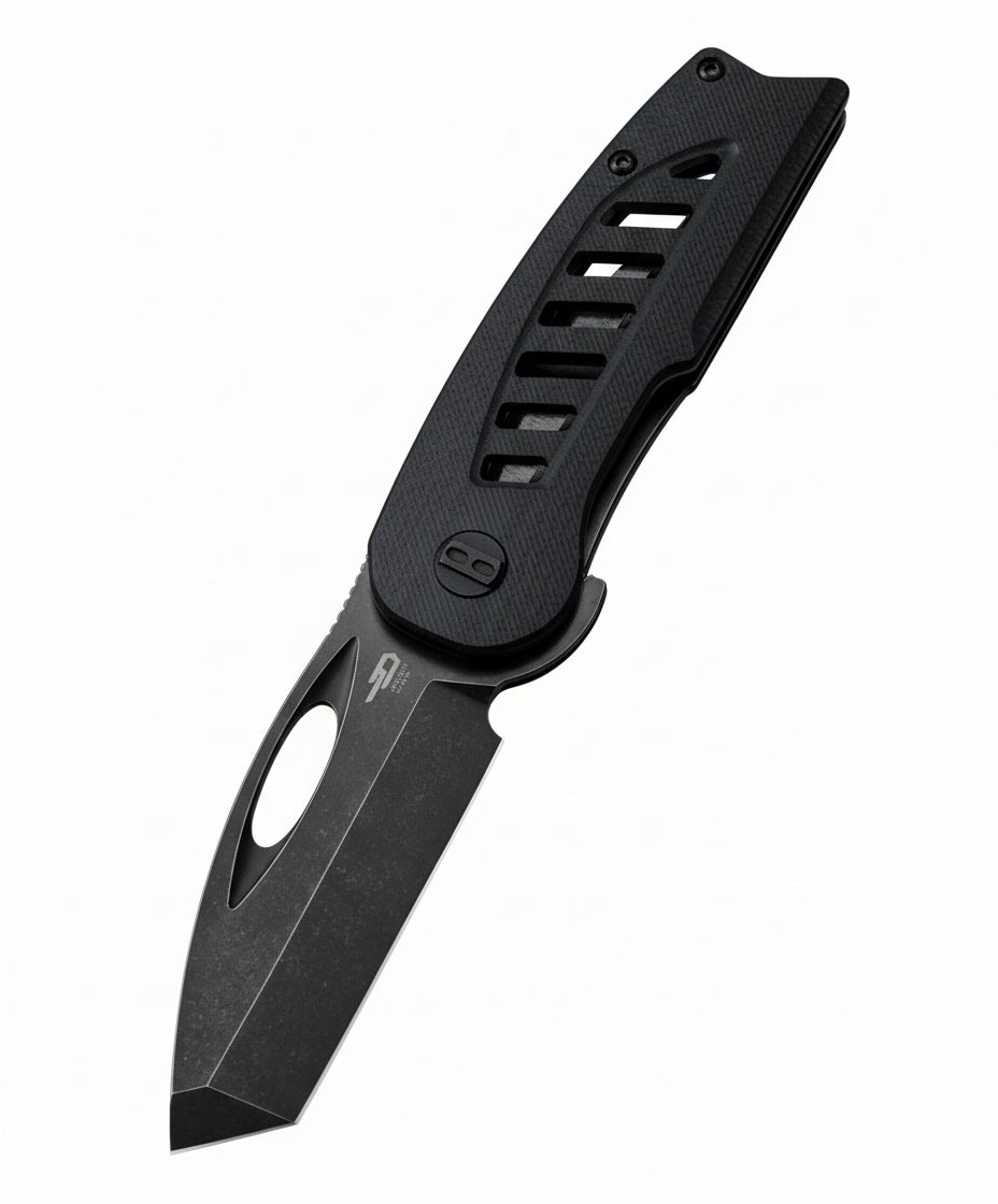 Bestech Explorer BG37D D2 Blade Black G10 Handle Liner Lock Folding Knife
