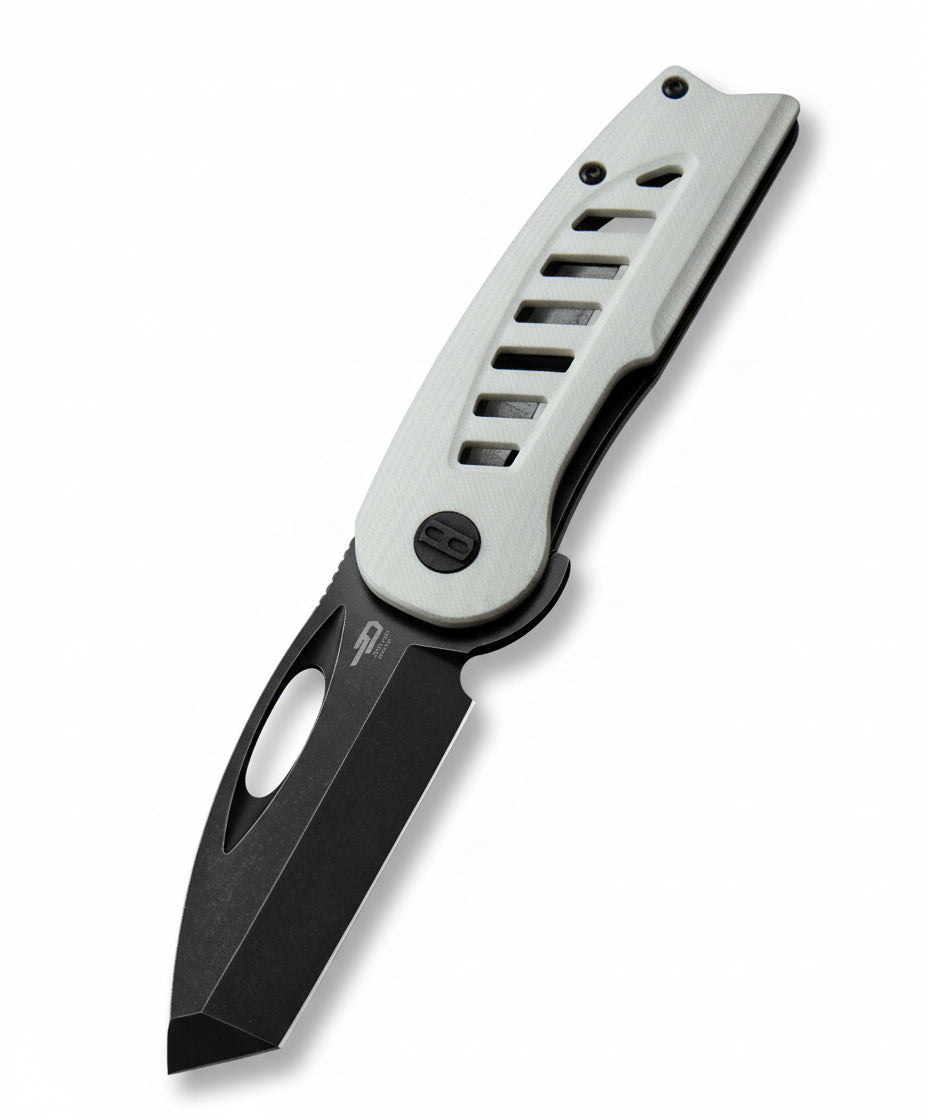 Bestech Explorer BG37E D2 Blade Black G10 Handle Liner Lock Folding Knife