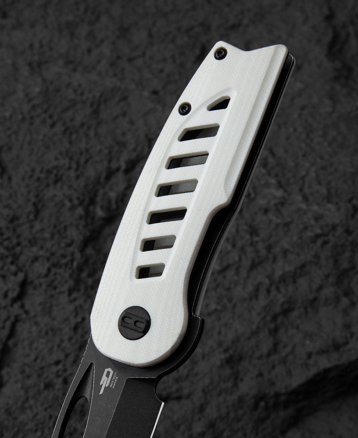 Bestech Explorer BG37E D2 Blade Black G10 Handle Liner Lock Folding Knife