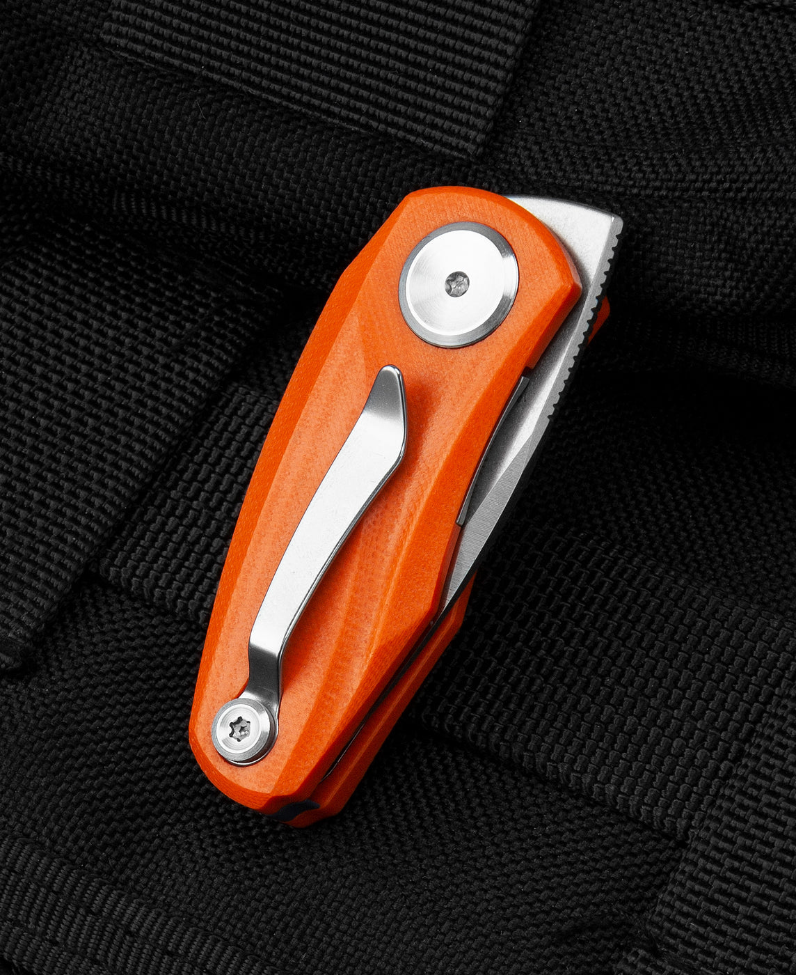 Bestech Tulip BG38C 14C28N Blade Orange G10 Handle Liner Lock Folding Knife