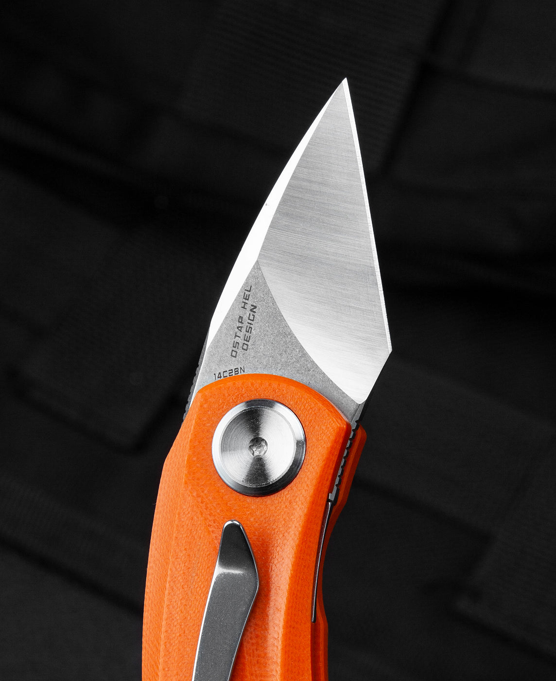 Bestech Tulip BG38C 14C28N Blade Orange G10 Handle Liner Lock Folding Knife