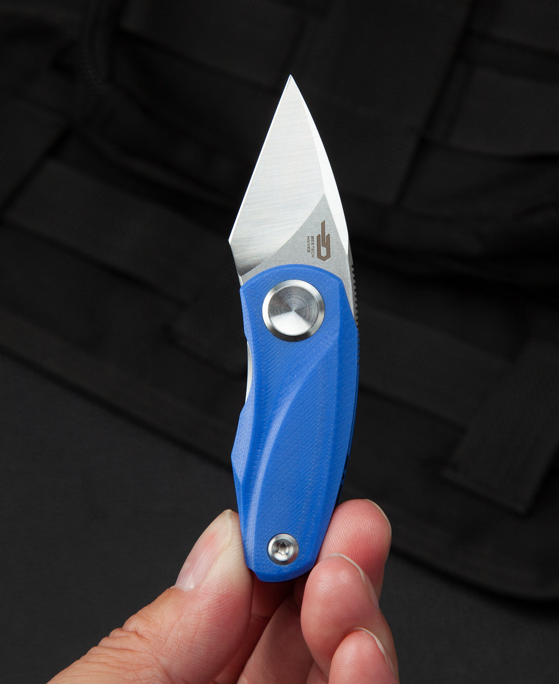 Bestech Tulip BG38D 14C28N Blade Blue G10 Handle Liner Lock Folding Knife