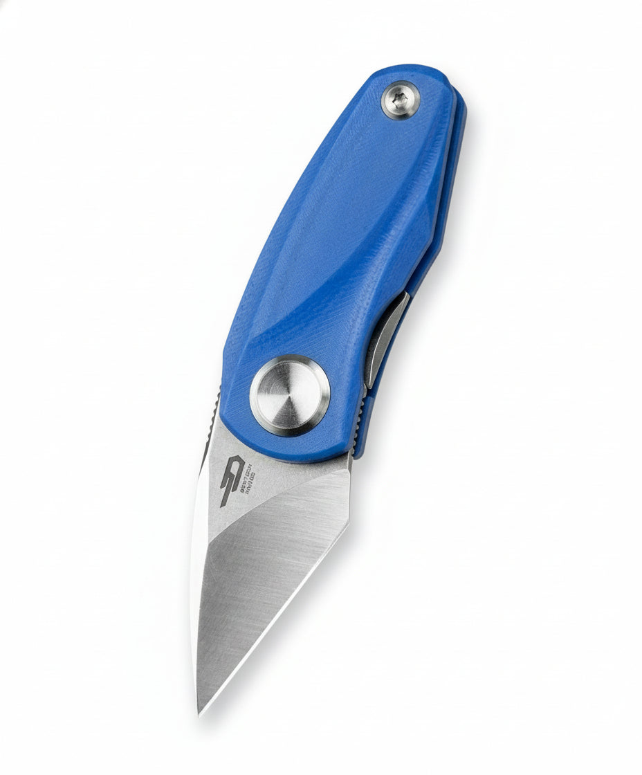 Bestech Tulip BG38D 14C28N Blade Blue G10 Handle Liner Lock Folding Knife