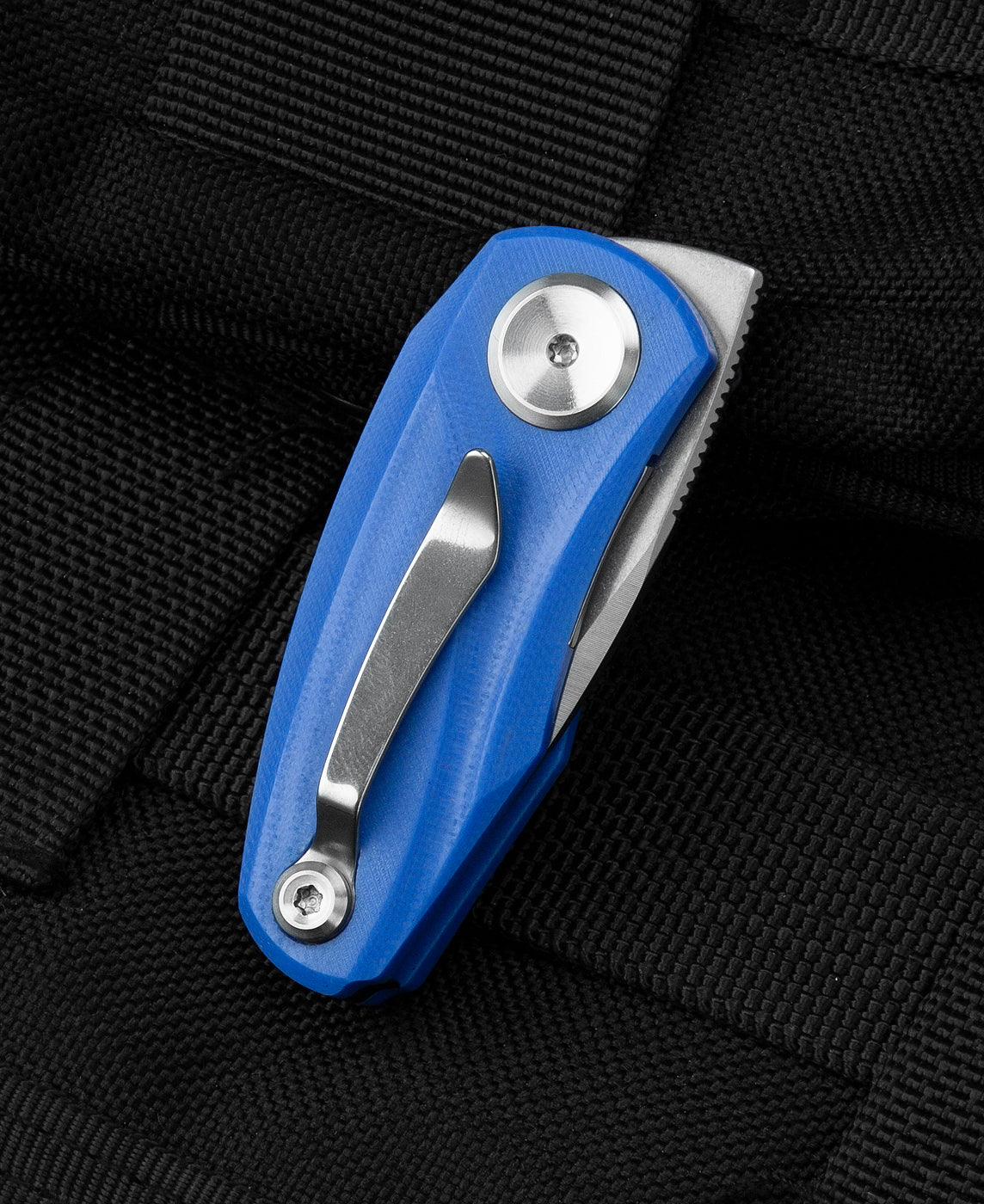 Bestech Tulip BG38D 14C28N Blade Blue G10 Handle Liner Lock Folding Knife