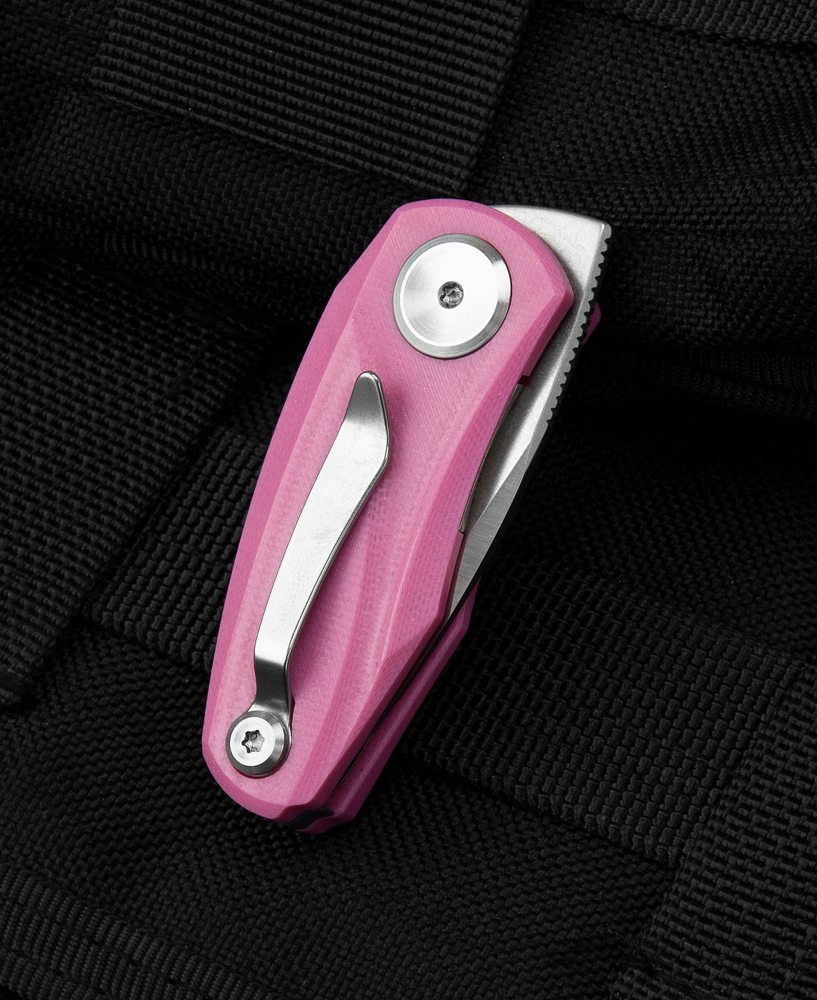Bestech Tulip BG38E 14C28N Blade Pink G10 Handle Liner Lock Folding Knife