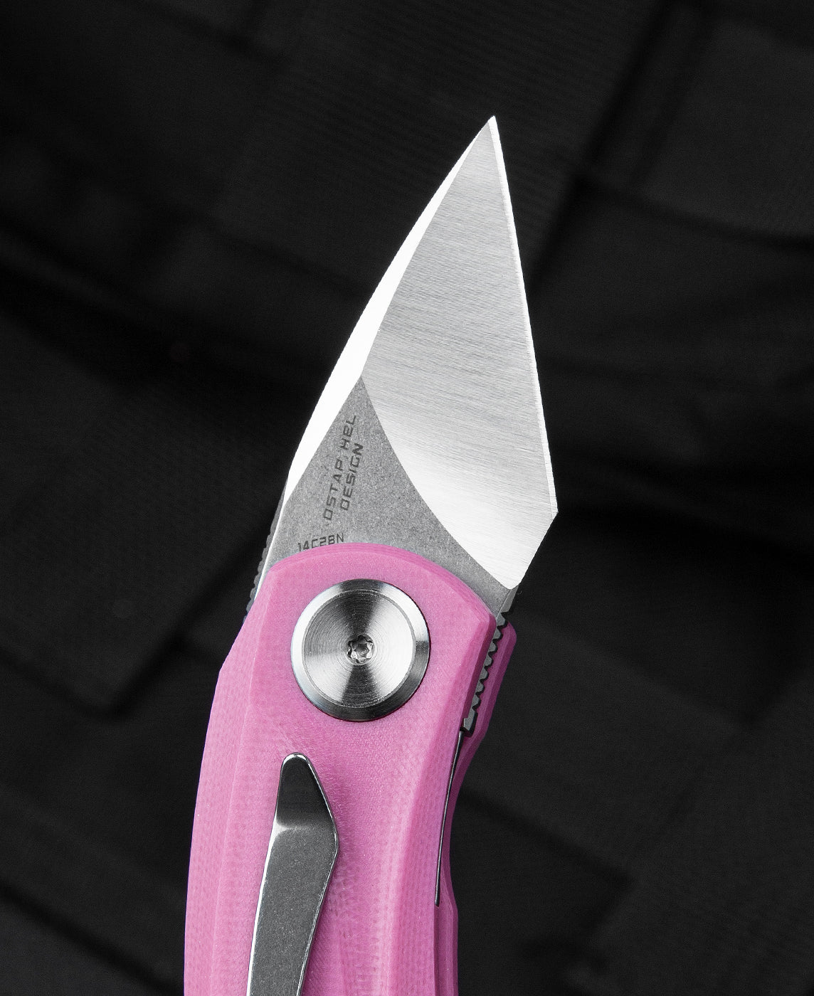Bestech Tulip BG38E 14C28N Blade Pink G10 Handle Liner Lock Folding Knife