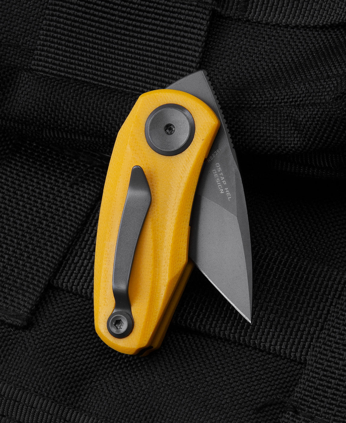 Bestech Tulip BG38F 14C28N Blade Yellow G10 Handle Liner Lock Folding Knife