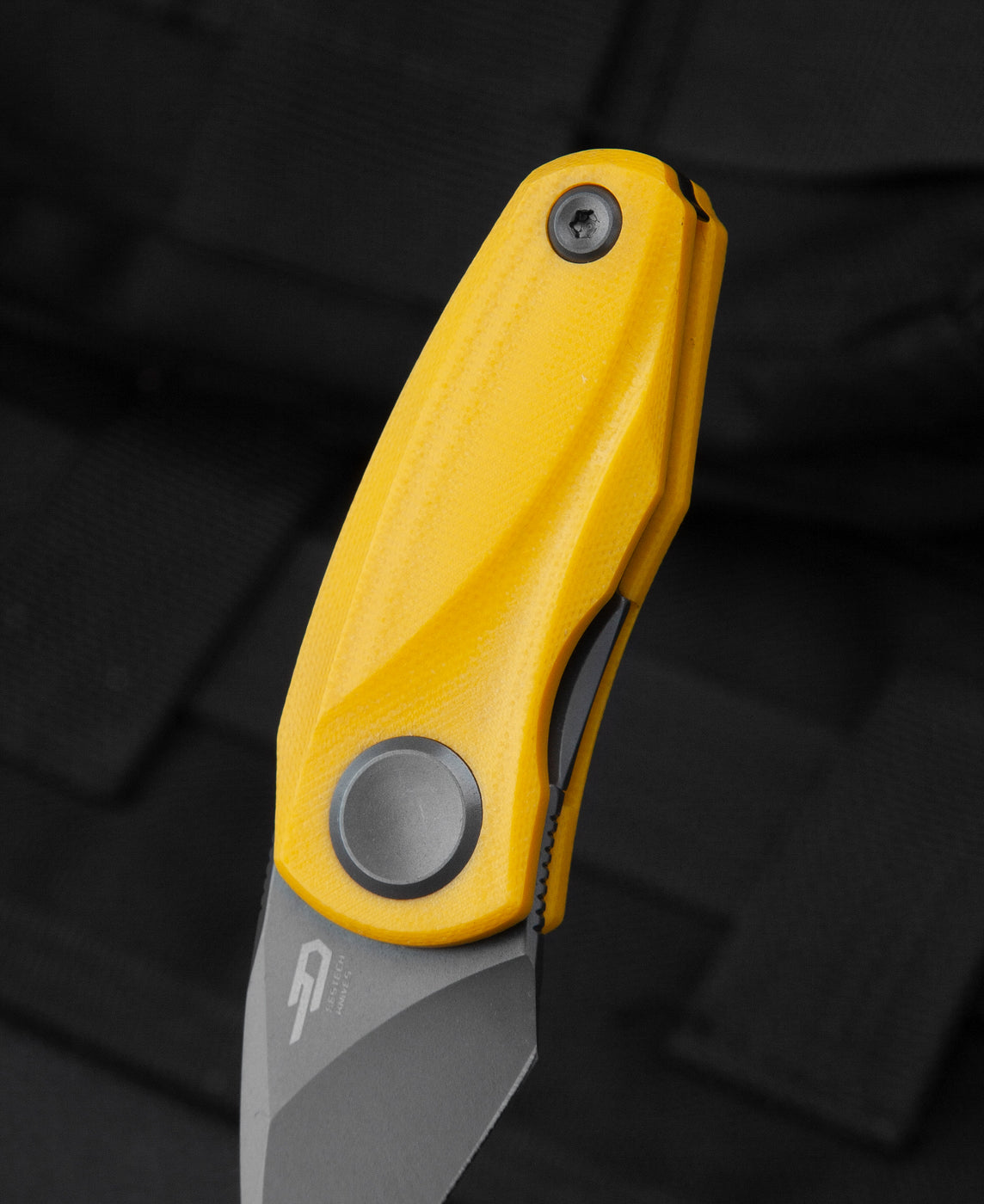 Bestech Tulip BG38F 14C28N Blade Yellow G10 Handle Liner Lock Folding Knife
